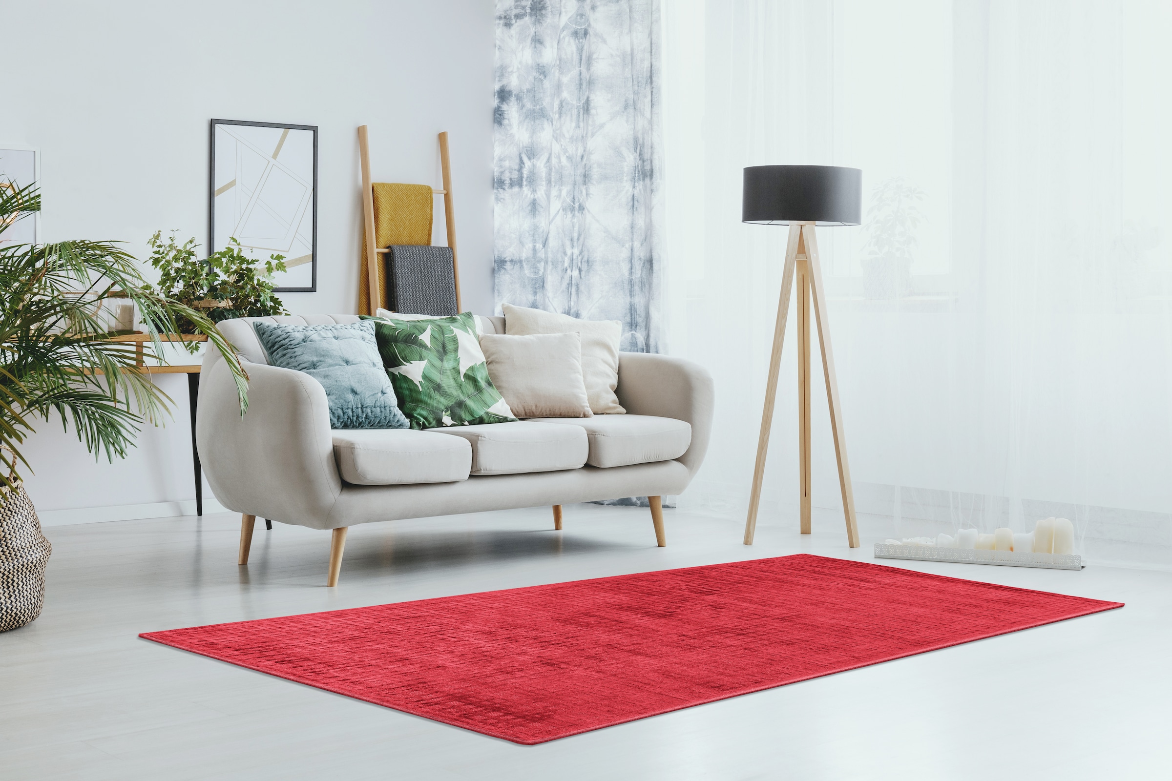 Padiro Tapis »Karma 125« Rectangulaire 8 mm Höhe tapis tissé à la main avec design 3D, toucher doux, facile d'entretien
