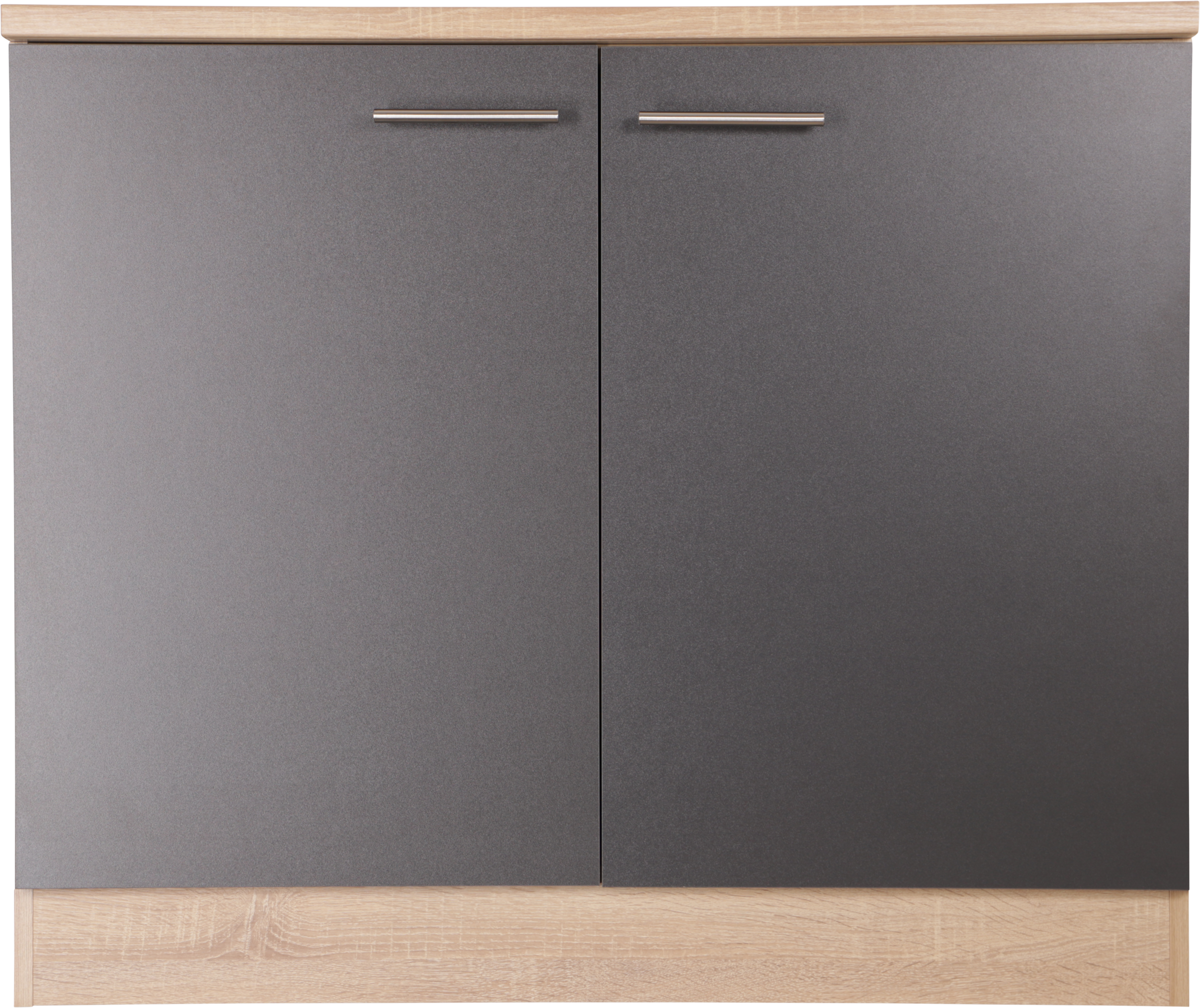 RESPEKTA Meuble évier »Merle« Breite 100 cm, Soft-Close, Griffe aus Metall, 85 cm Arbeitshöhe