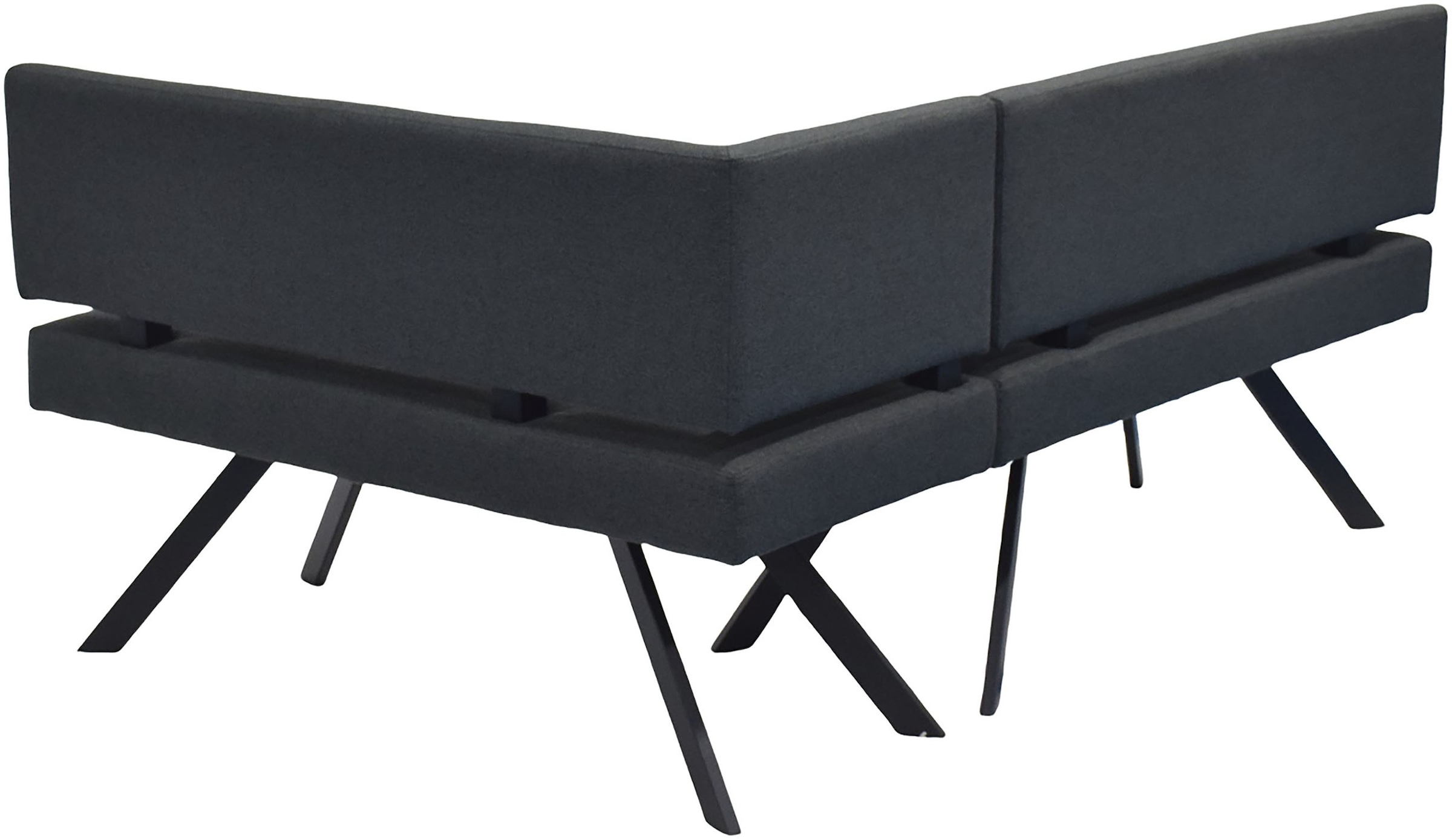 byLIVING Eckbank »TORONTO« Webstoff, bis 160 kg, Taschenfederkern, 4-Fussgestell, 3 Sitzplätze