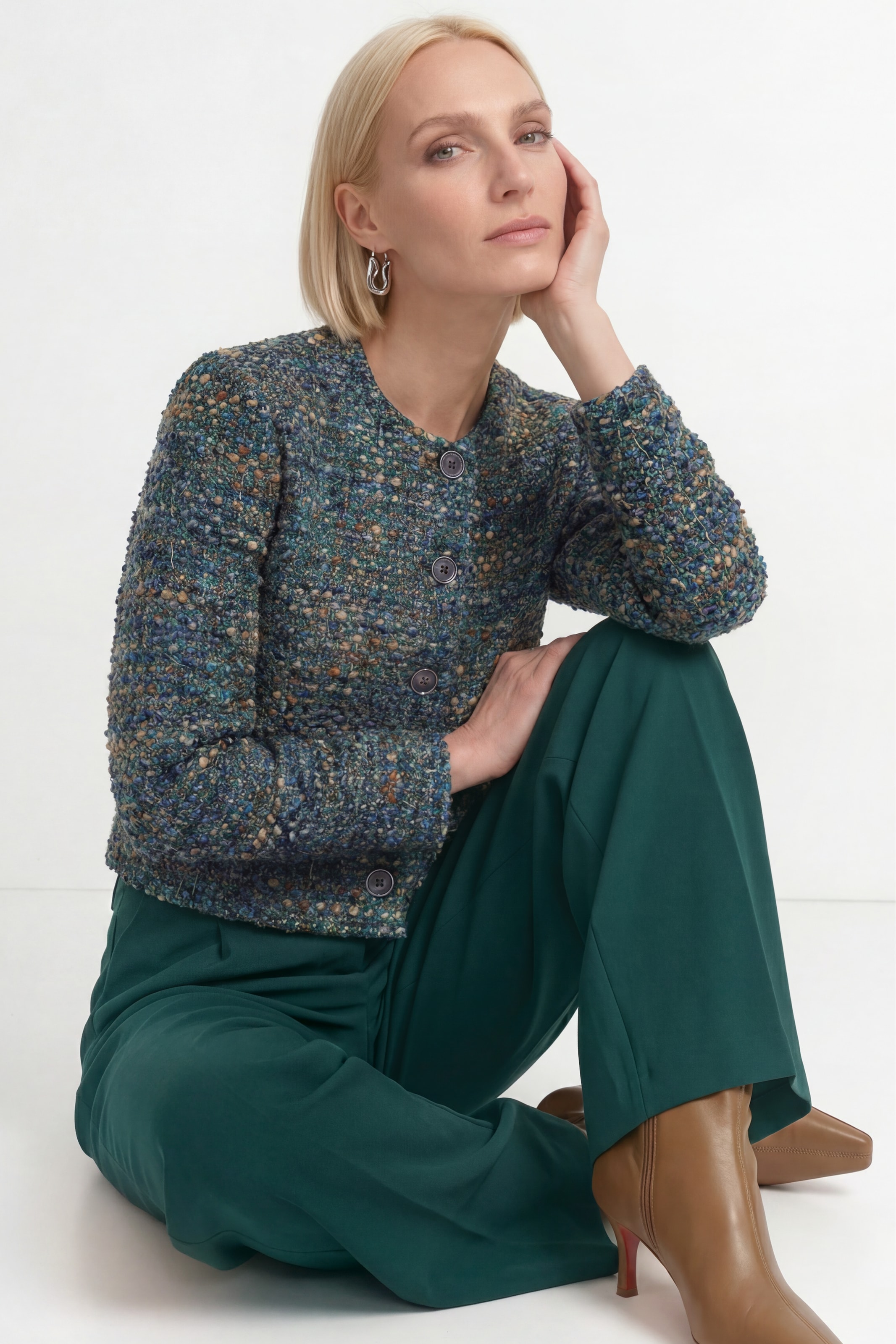 RICHROYAL Pantalon à pinces  coupe régulière avec plis sur la ceinture