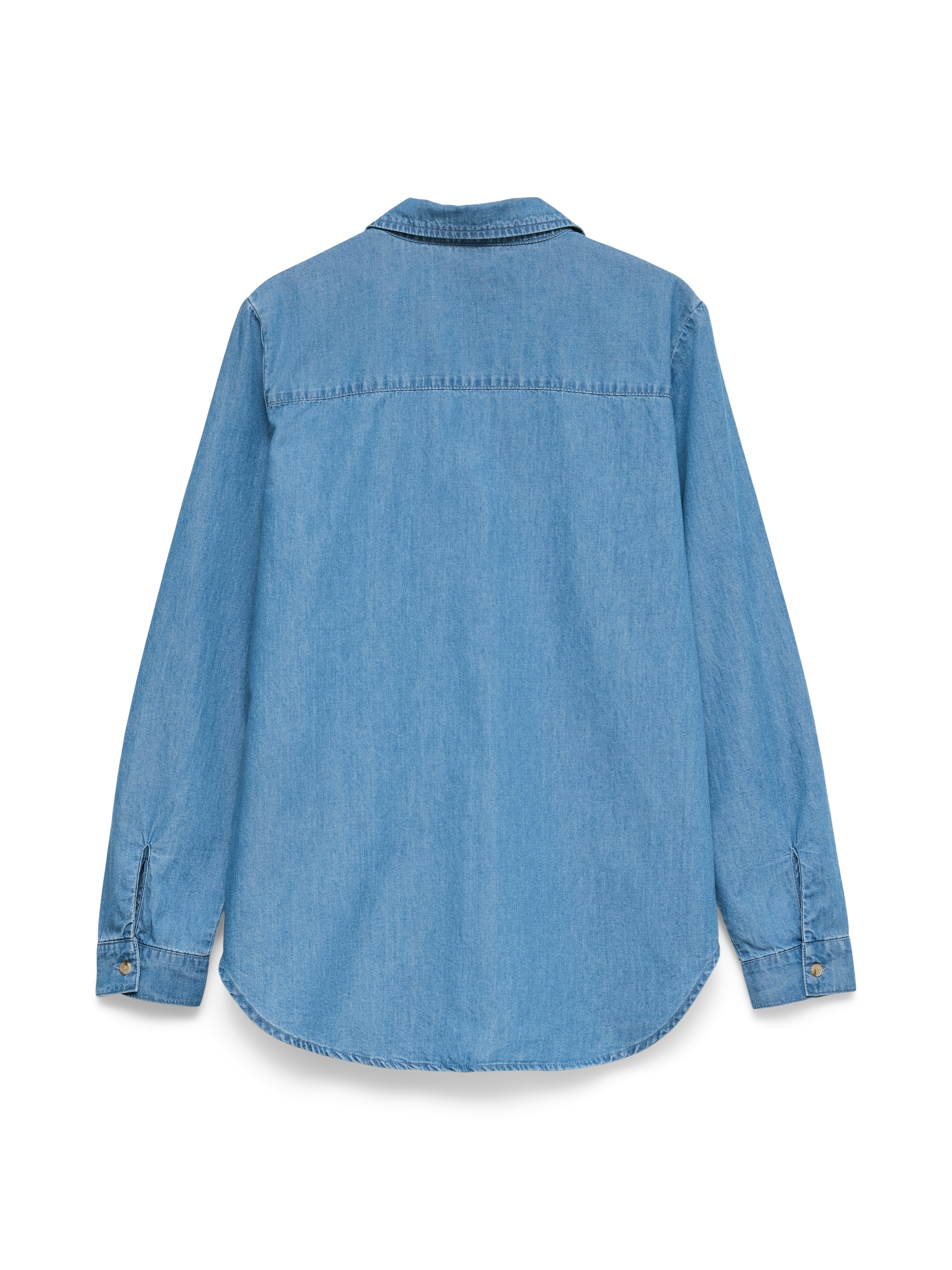 Vero Moda Blouse en jean »VMBUMPY LS LOOSE POCKET DNM SHIRT NOOS« Coton