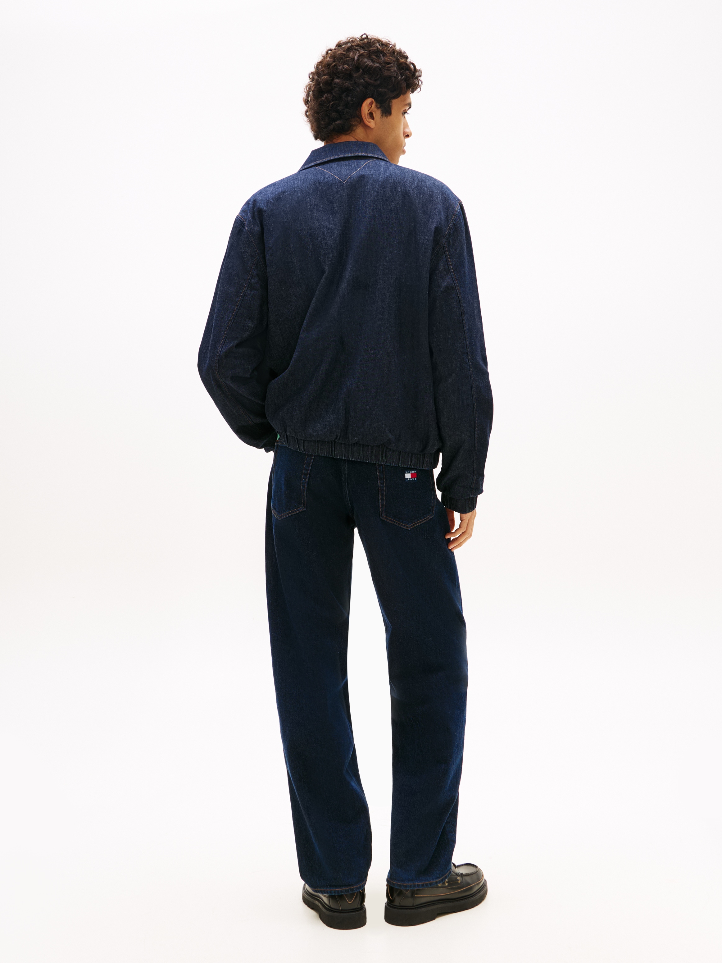 Tommy Jeans Jeansjacke »CHAMBRAY HARRINGTON« ohne Kapuze Regular fit mit Klappentaschen