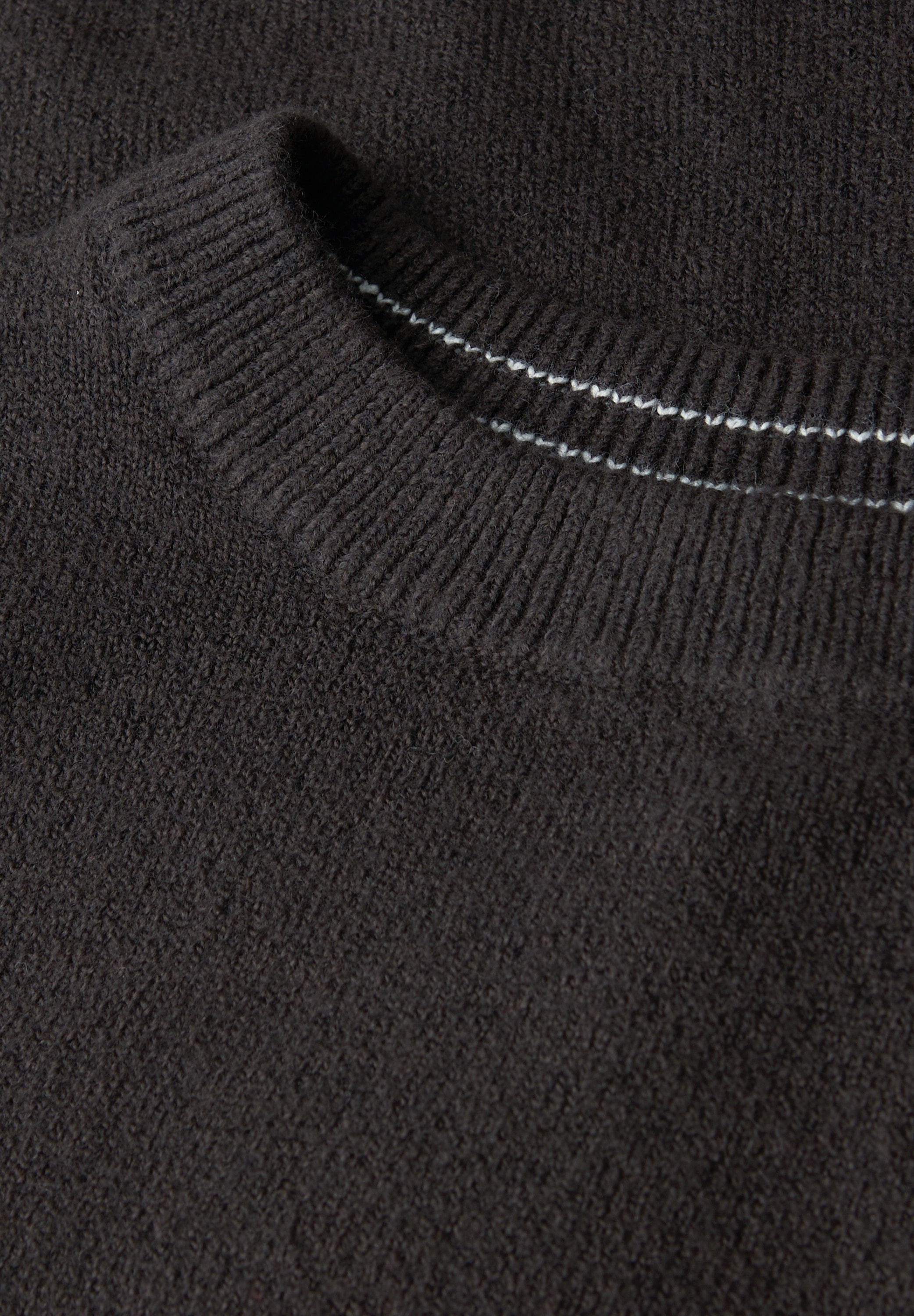 STREET ONE Pull à col rond , mit Rippbündchen
