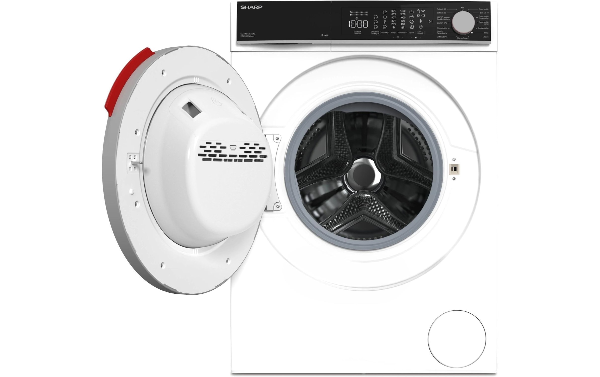   Waschmaschine »ES-MNFL814CWA-CH Links« 8 kg 1400 U/min