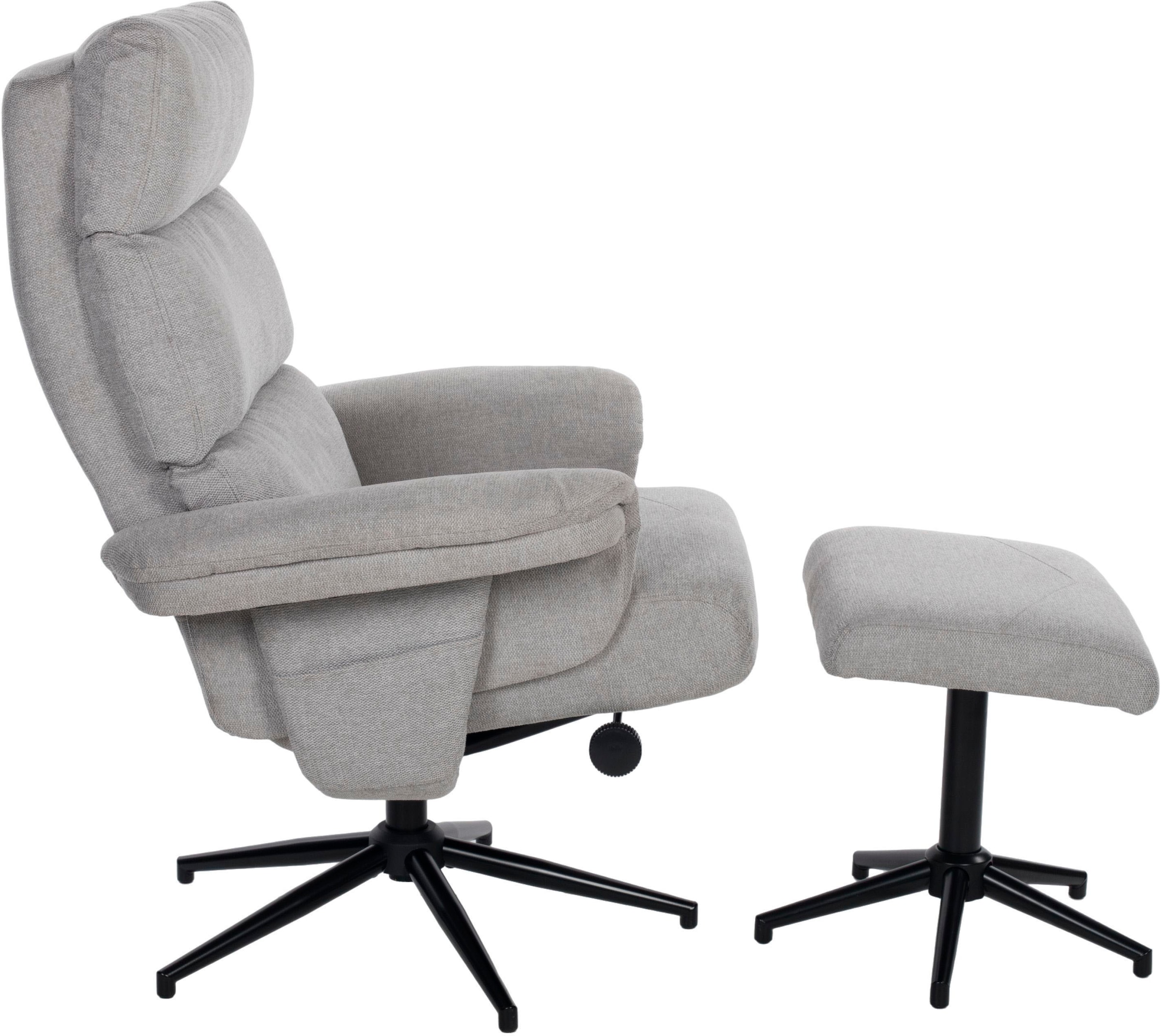 Duo Collection TV-Sessel »Zalea« mit Hocker und Relaxfunktion, 360 Grad drehbar