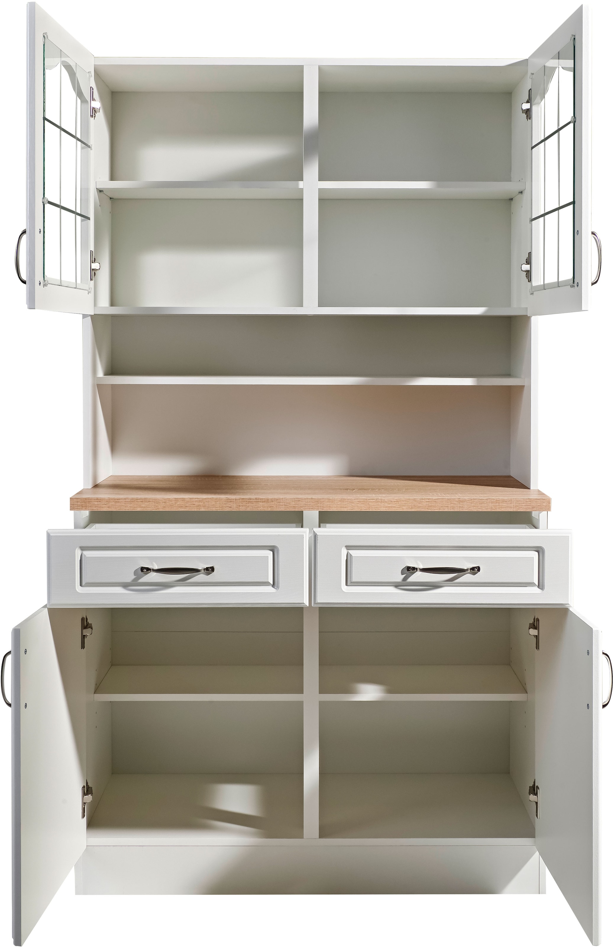 wiho Küchen »Linz« 100 cm breit, in Landhaus-Optik