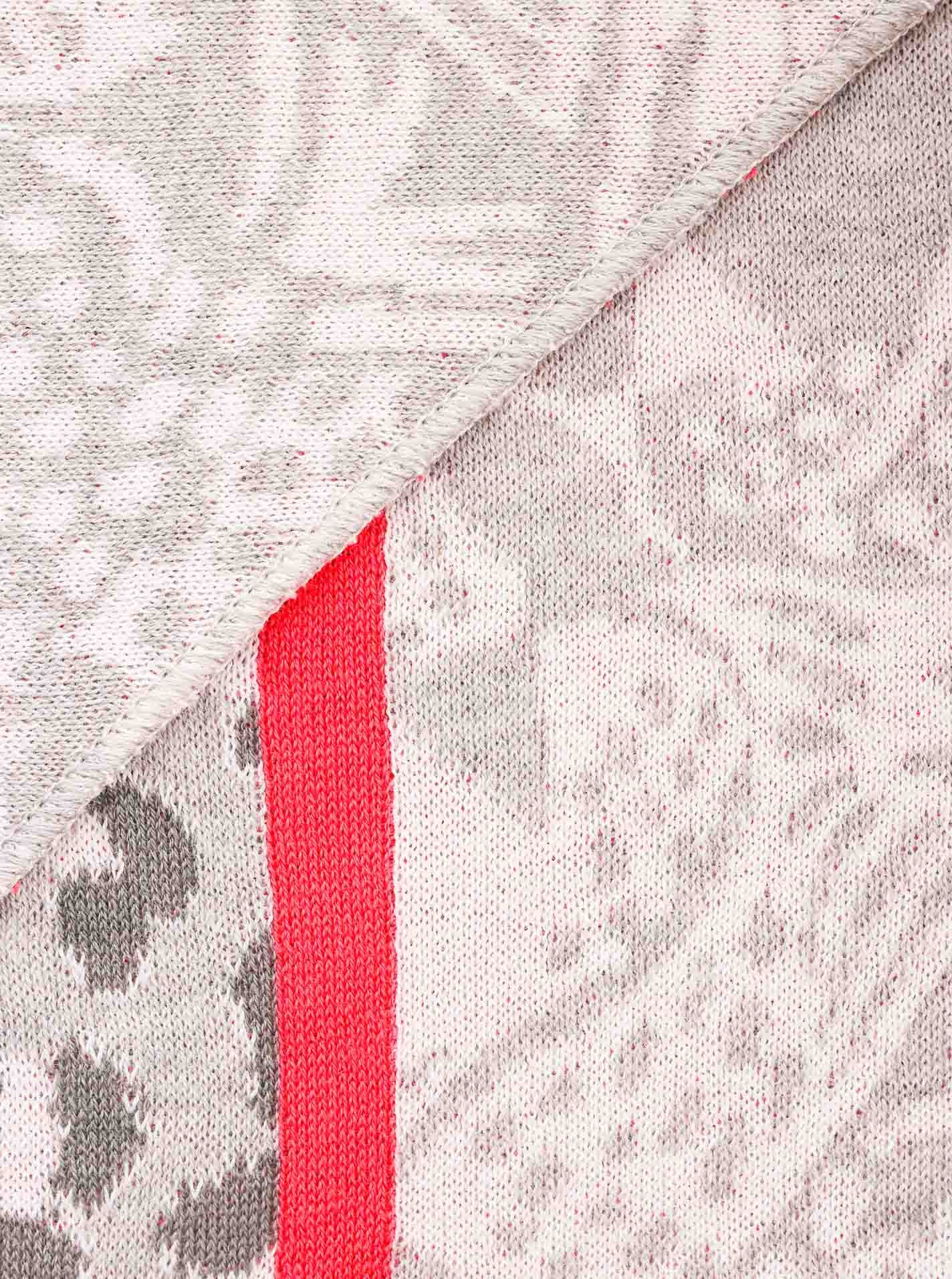 Zwillingsherz Foulard de mode »Dreieckstuch BW "Angry Leo"« mit Leo-Kopf und auffälligem Leo Muster