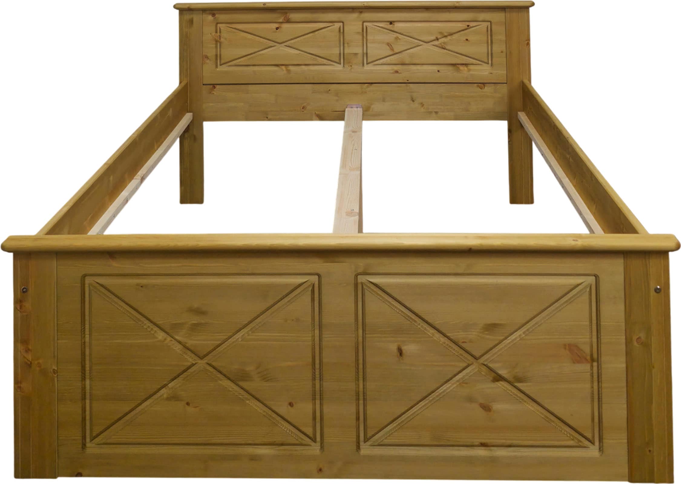 GOODproduct Lit »Hugo, Massivholzbett, FSC® zertifiziertes Massivholz« B/T/H: 153/208/84 cm,  aus massiver Kiefer, ohne Lattenrost,140x200 cm, Bettkasten optional