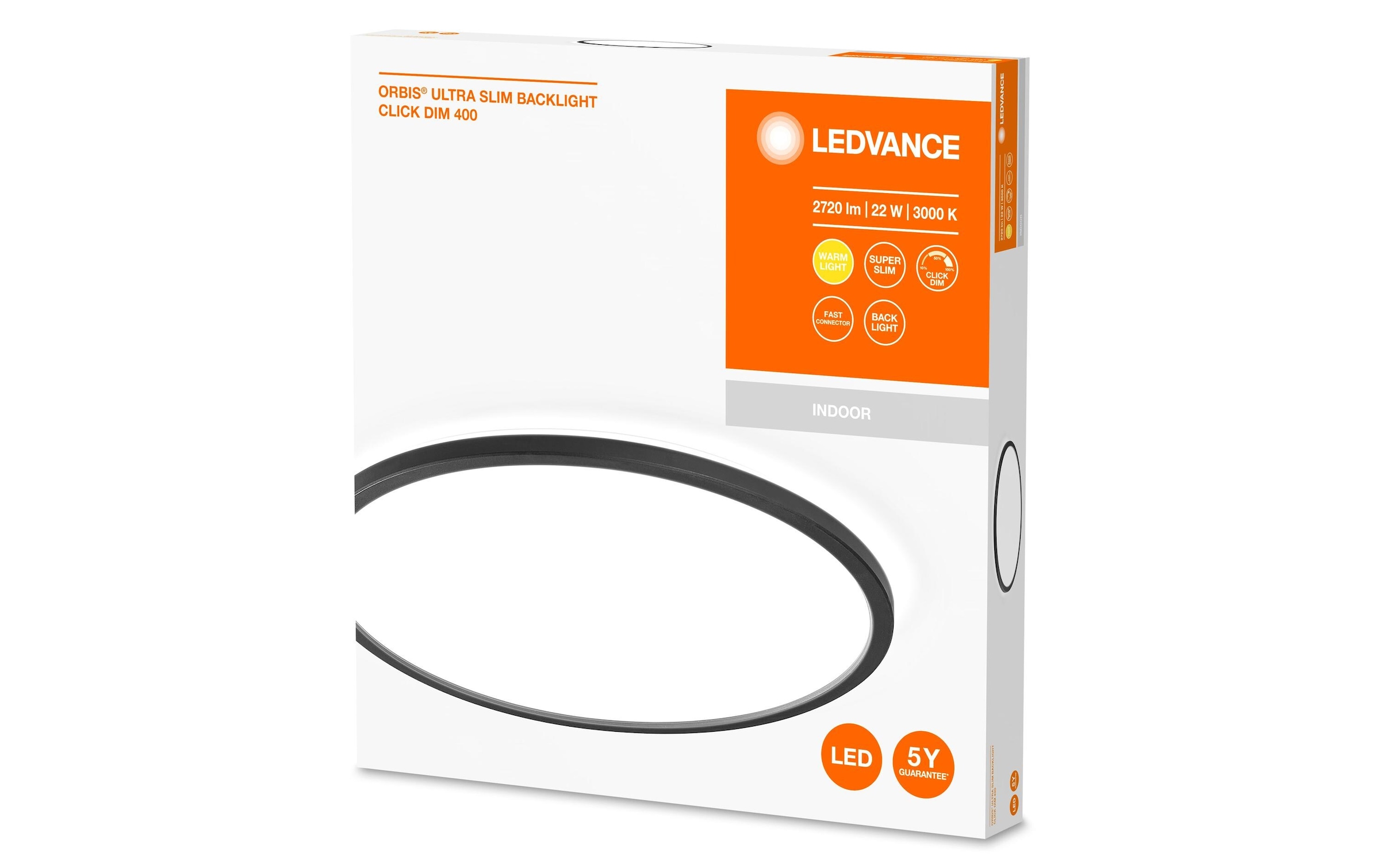   Plafonnier LED »Orbis Ultra Slim, Ø 40 cm, 3000K,«