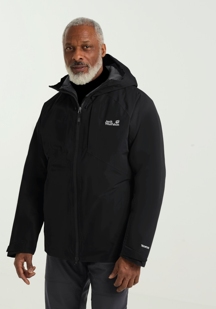 Jack Wolfskin Doudoune »ICECAPE 2L DOWN INS JKT M RDS« avec capuche Daunenjacke, warm, wind- und wasserdicht