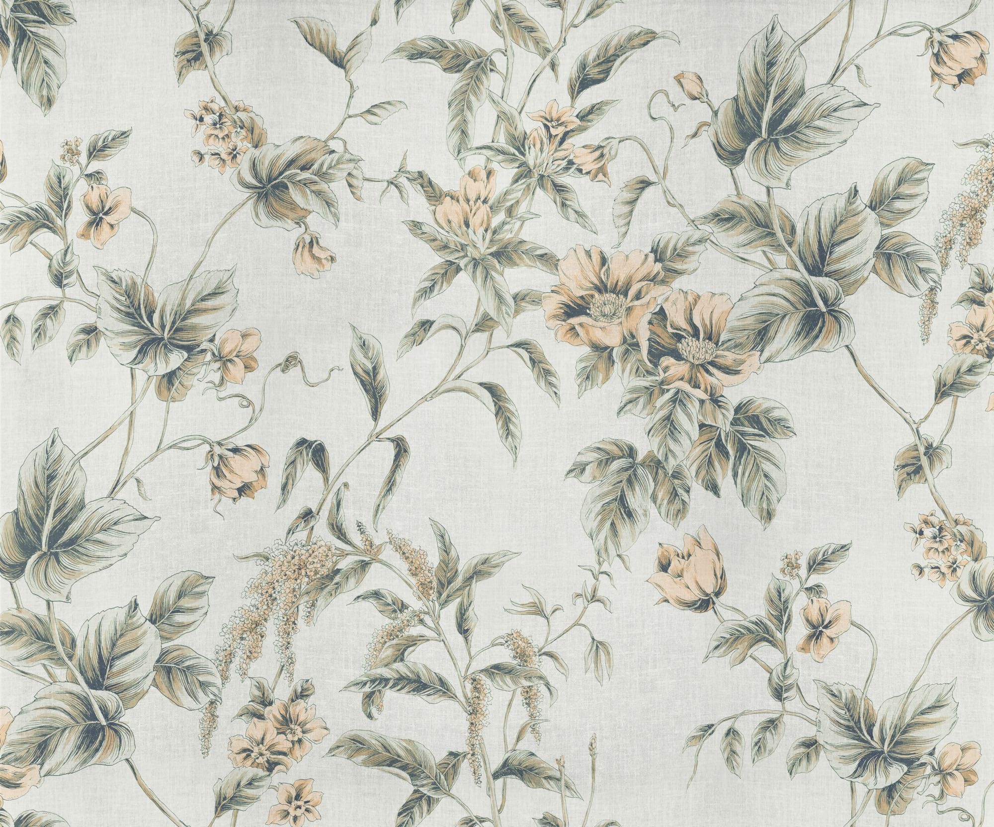 Komar Fototapete »Vlies Fototapete - Peachy Flora - Grösse 300 x 250 cm« Motiv | bedruckt glatt
