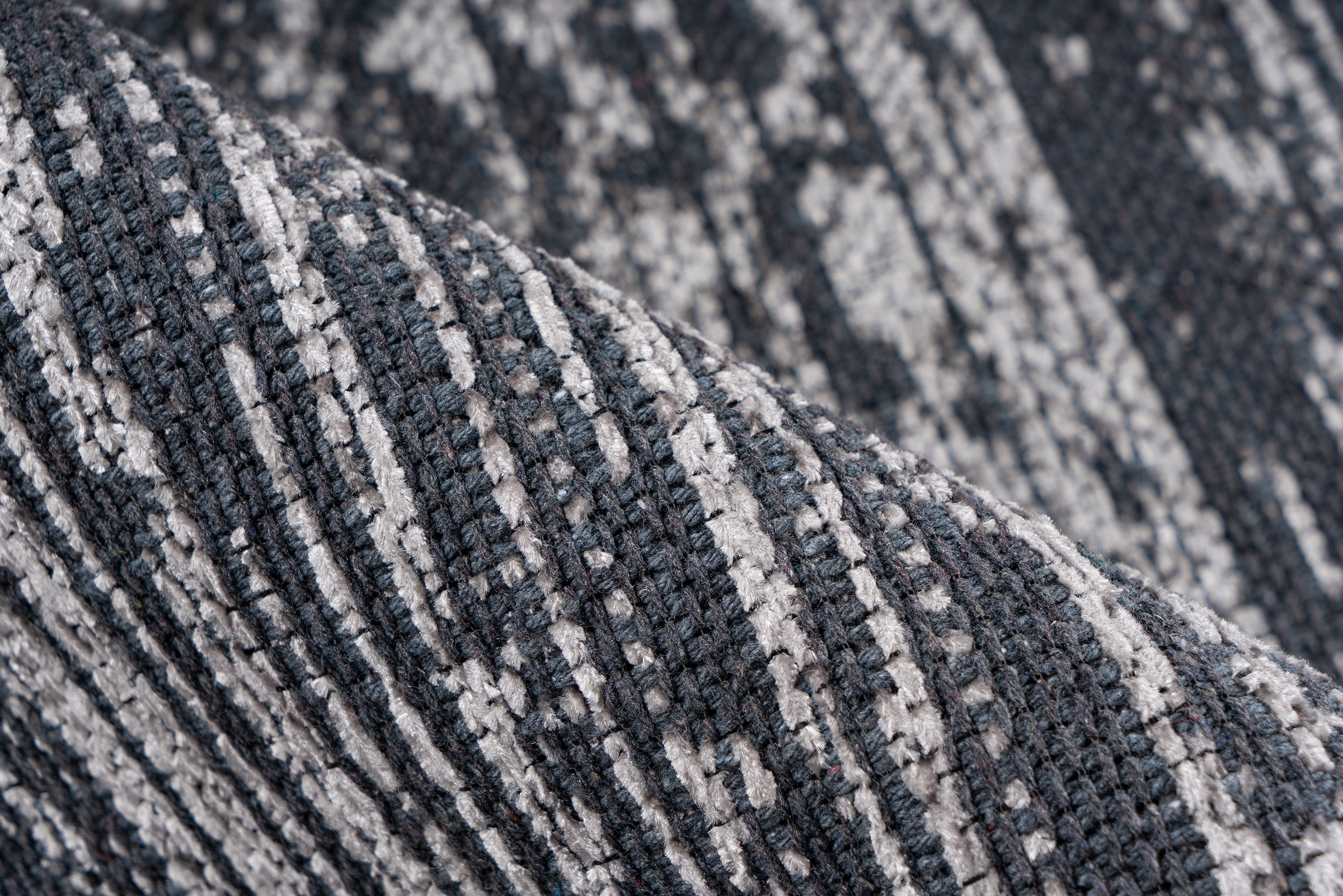 Kayoom Teppich »Kalea 125« rechteckig 8 mm Höhe Flachgewebeteppich mit Relief-Design, Used-Look, moderne Farben