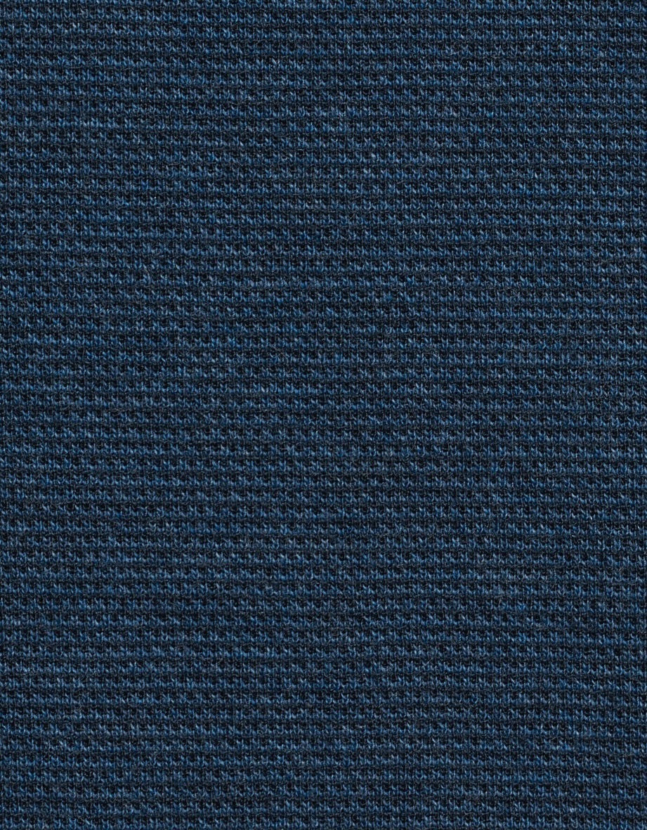 bugatti Polo à manches longues mit Strukturkragen