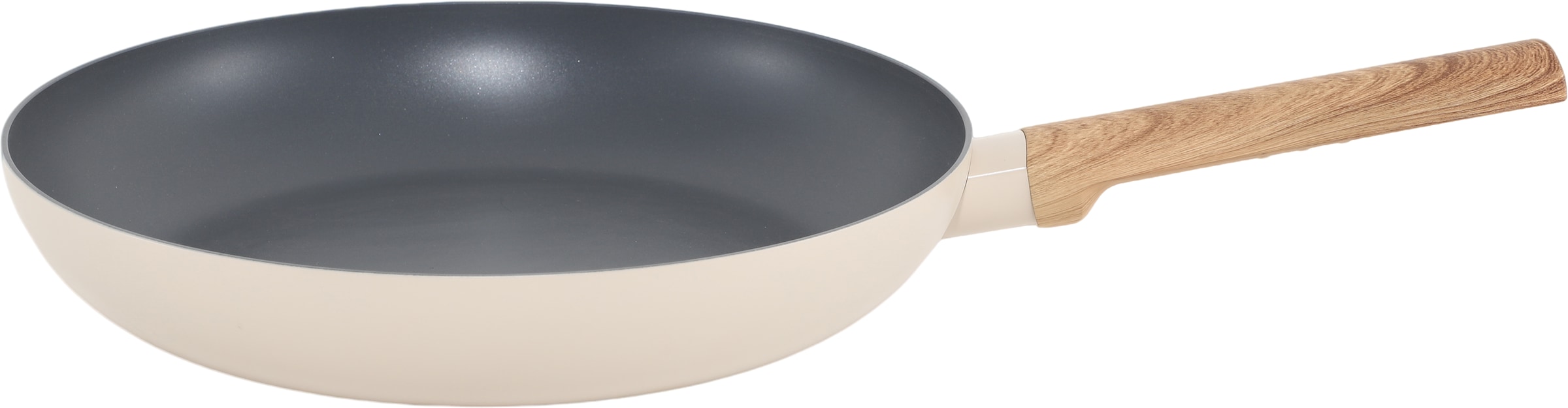 Hanseatic Topf-Set »ALU SCANDI, mit Antihaftbeschichtung« Set, Stielkasserolle 16 cm, Kochtopf 16/20/24 cm, Bratpfanne 24/28 cm, 9 tlg. Aluminium