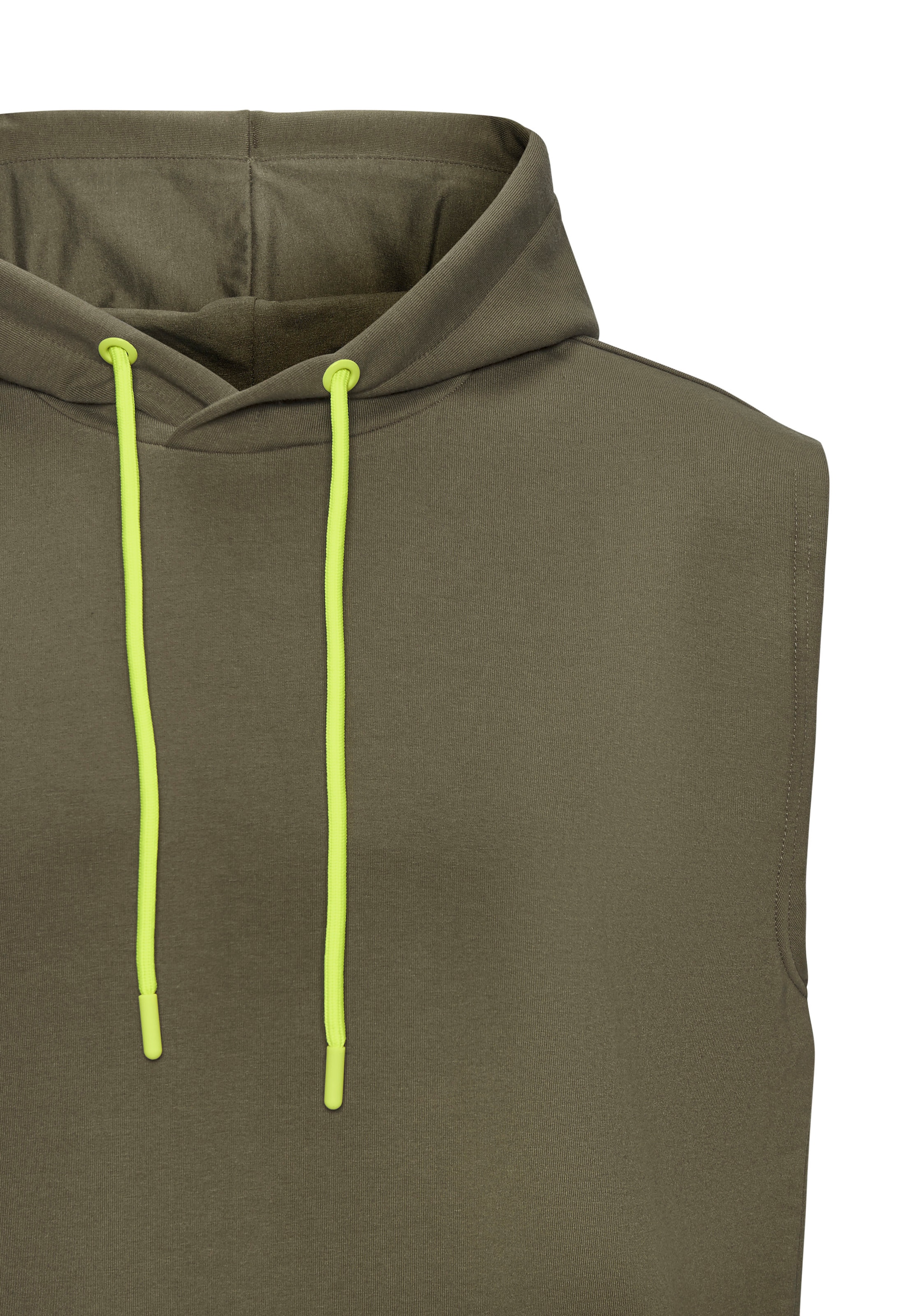 Le Jogger Performance Sweat à capuche , ohne Ärmel und mit kontrastfarbenen Details

