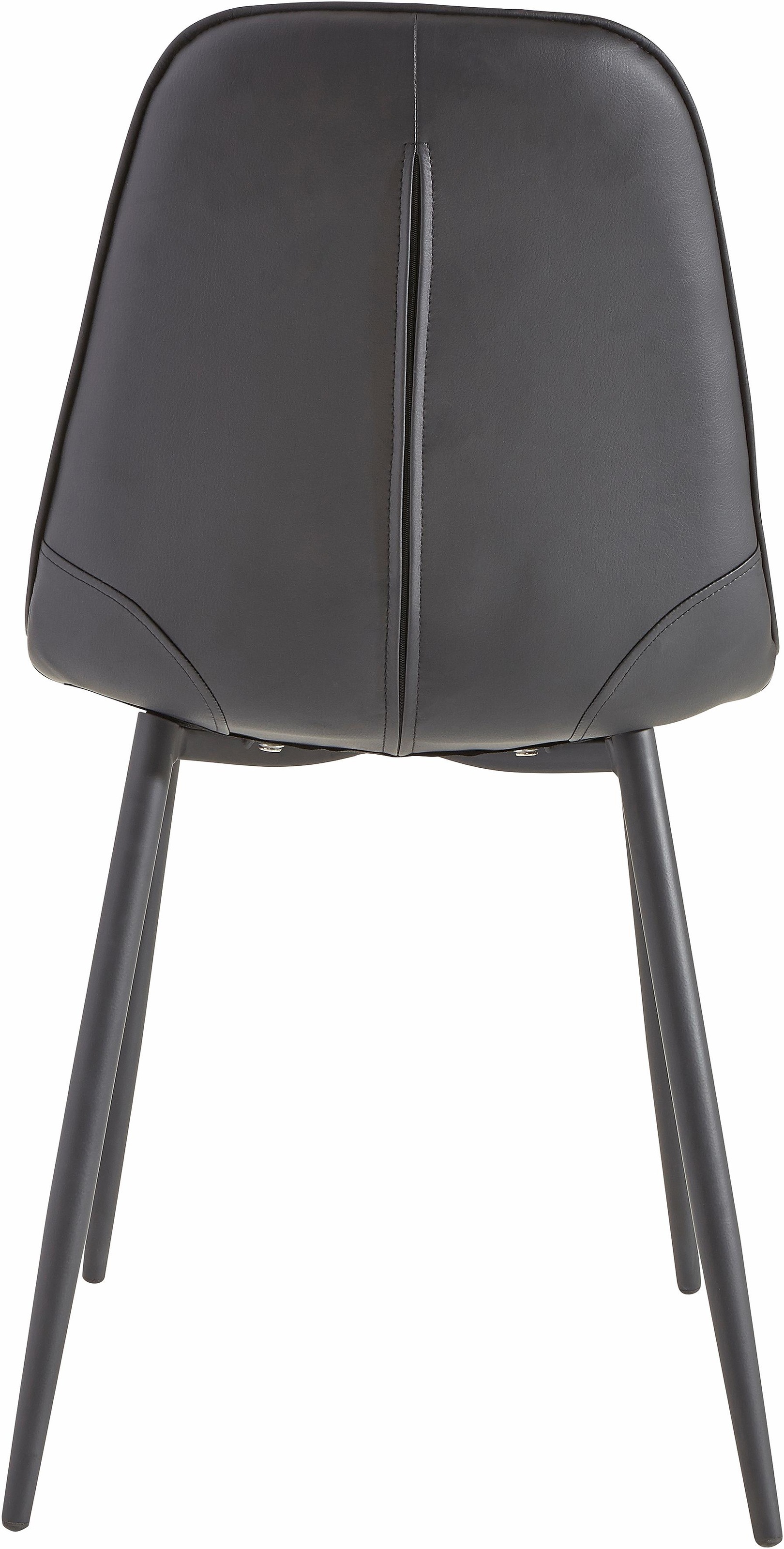 INOSIGN Essgruppe Set, 5 Stk. tlg. Esstisch, Breite 120 cm und 4 Esszimmerstühle, Bezug in Kunstleder