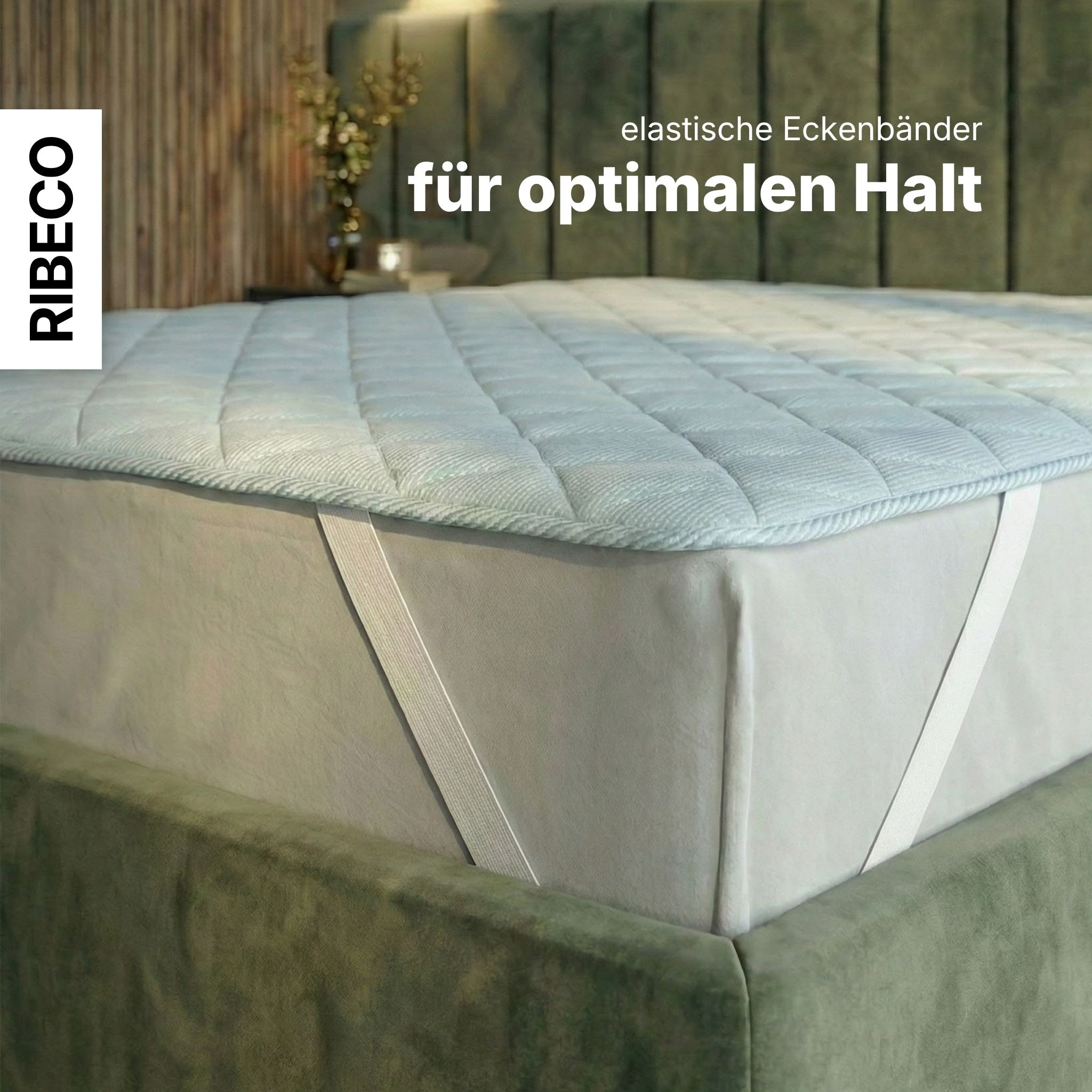 RIBECO Matratzenauflage »Top Cool, Auflage 90x200 cm, 120x200 cm, 180x200 cm, wendbar« Matratzenschoner, mit über 1.400 positiven Kundenbewertungen!