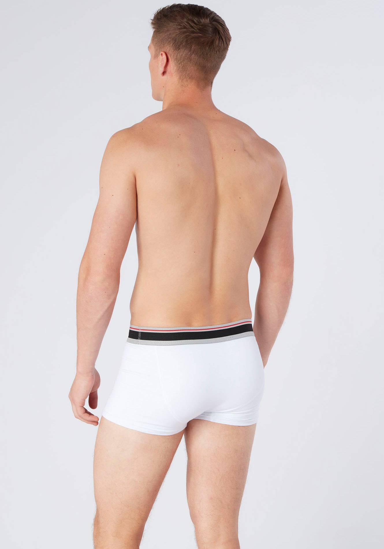 Reebok Boxer »JAY« 5er Pack,  basic, bequem, weich, mit Logo, breiter Bund, Baumwollmix