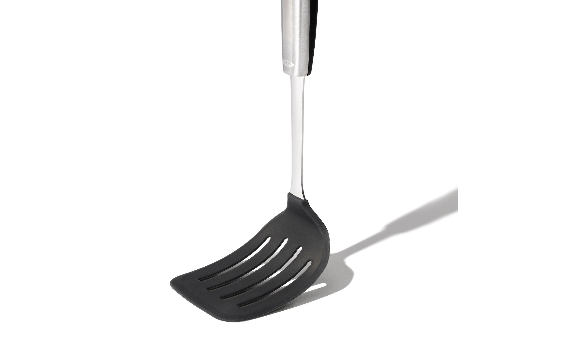 OXO Good Grips Pfannenwender »OXO Silicone Flexible Turner« der Kopf besteht aus hitzebeständigem Silikon
