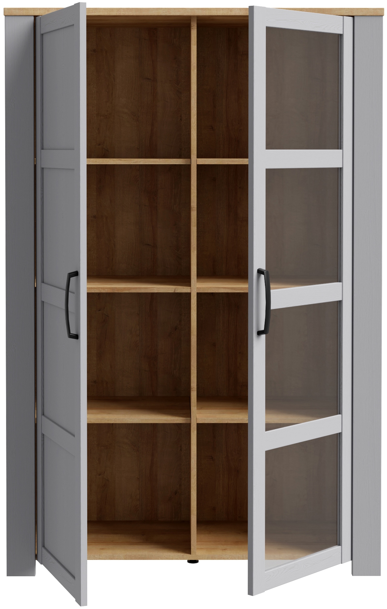 FORTE Buffet haut »Bohol, Vitrine mit Glastüre, viel Stauraum« Largeur 106 cm