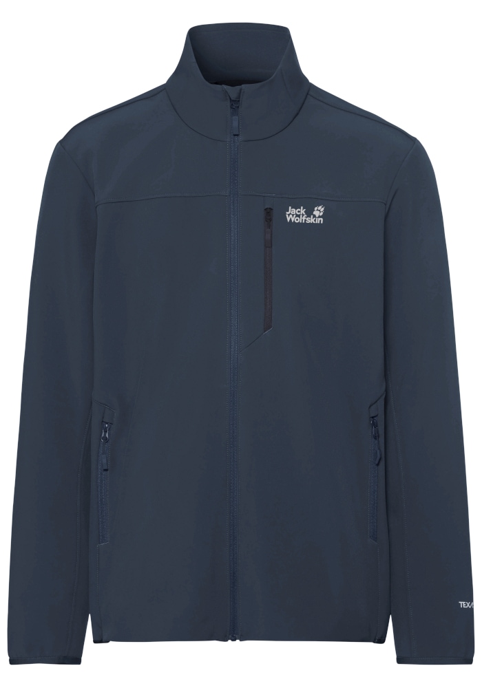 Jack Wolfskin »WILD WINDS JKT M« avec matériau supérieur flexible en polyester et élasthanne