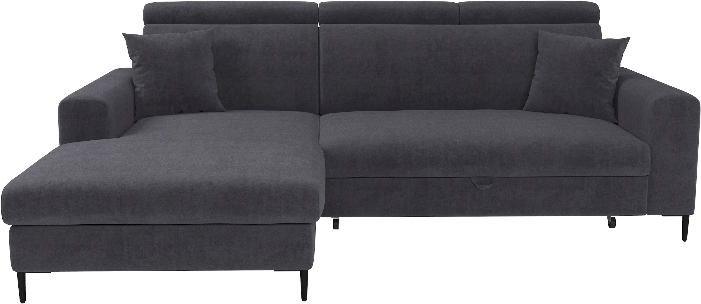 Trends by HG Canapé d'angle »Nizza, L-Form, B: 250cm« Schlaffunktion + Bettkasten