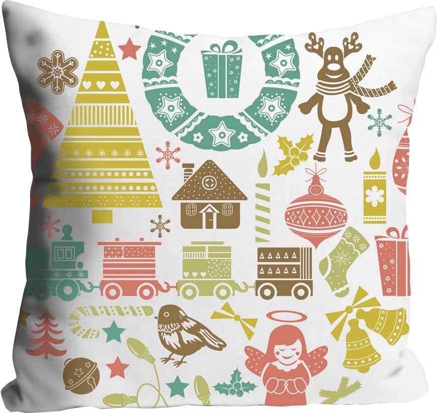 queence Dekokissen »Willie« mit einer Weihnachtsbäckerei