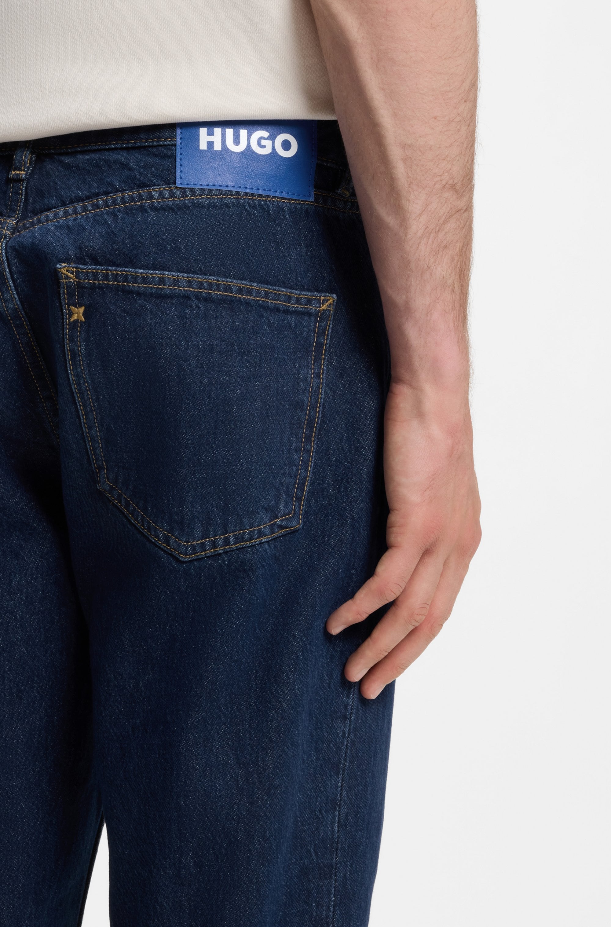 HUGO Jeans à 5 poches »Jonah« coupe régulière, coton pur