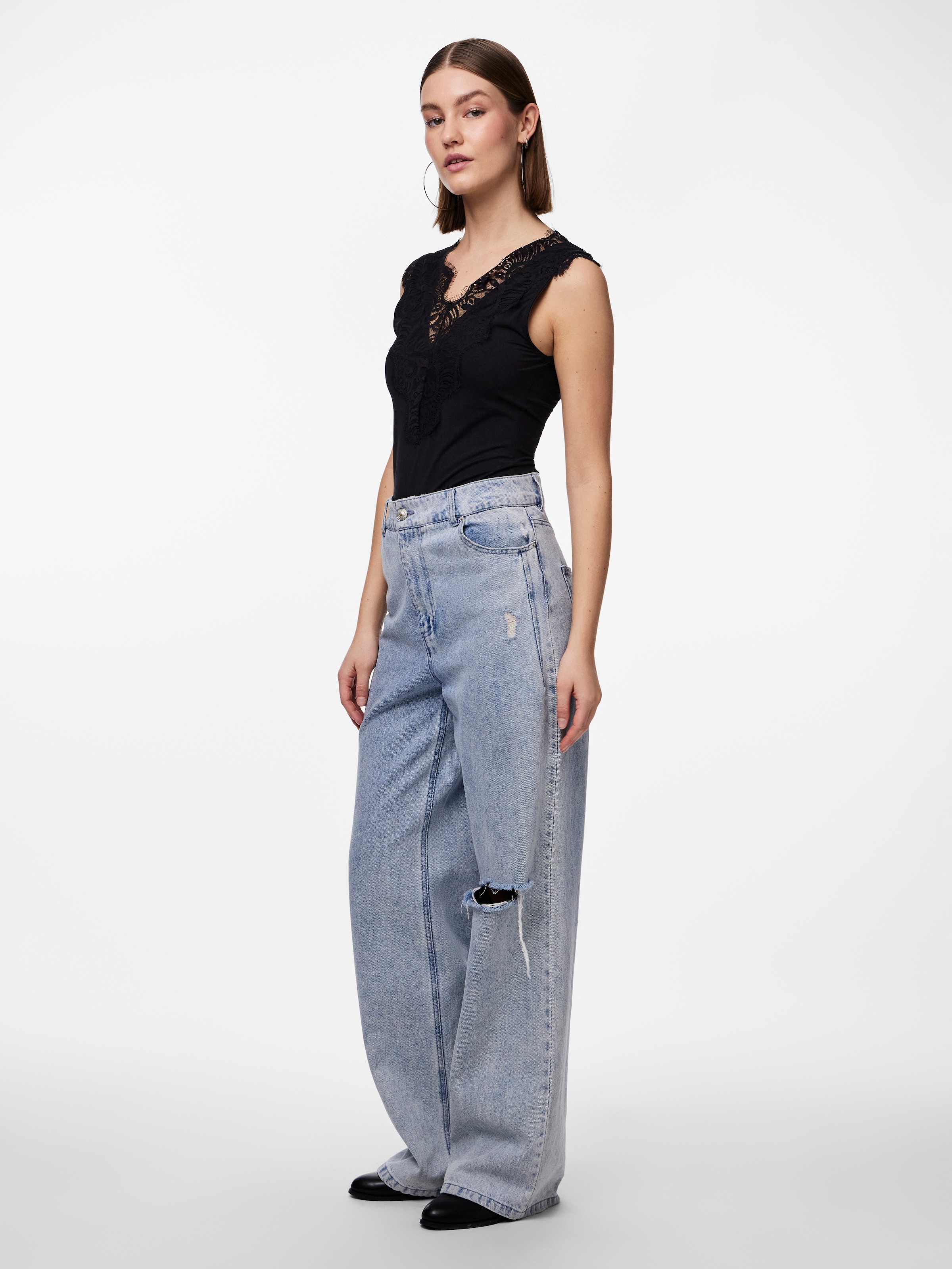 pieces Top en dentelle »PCILU SL TOP NOOS«