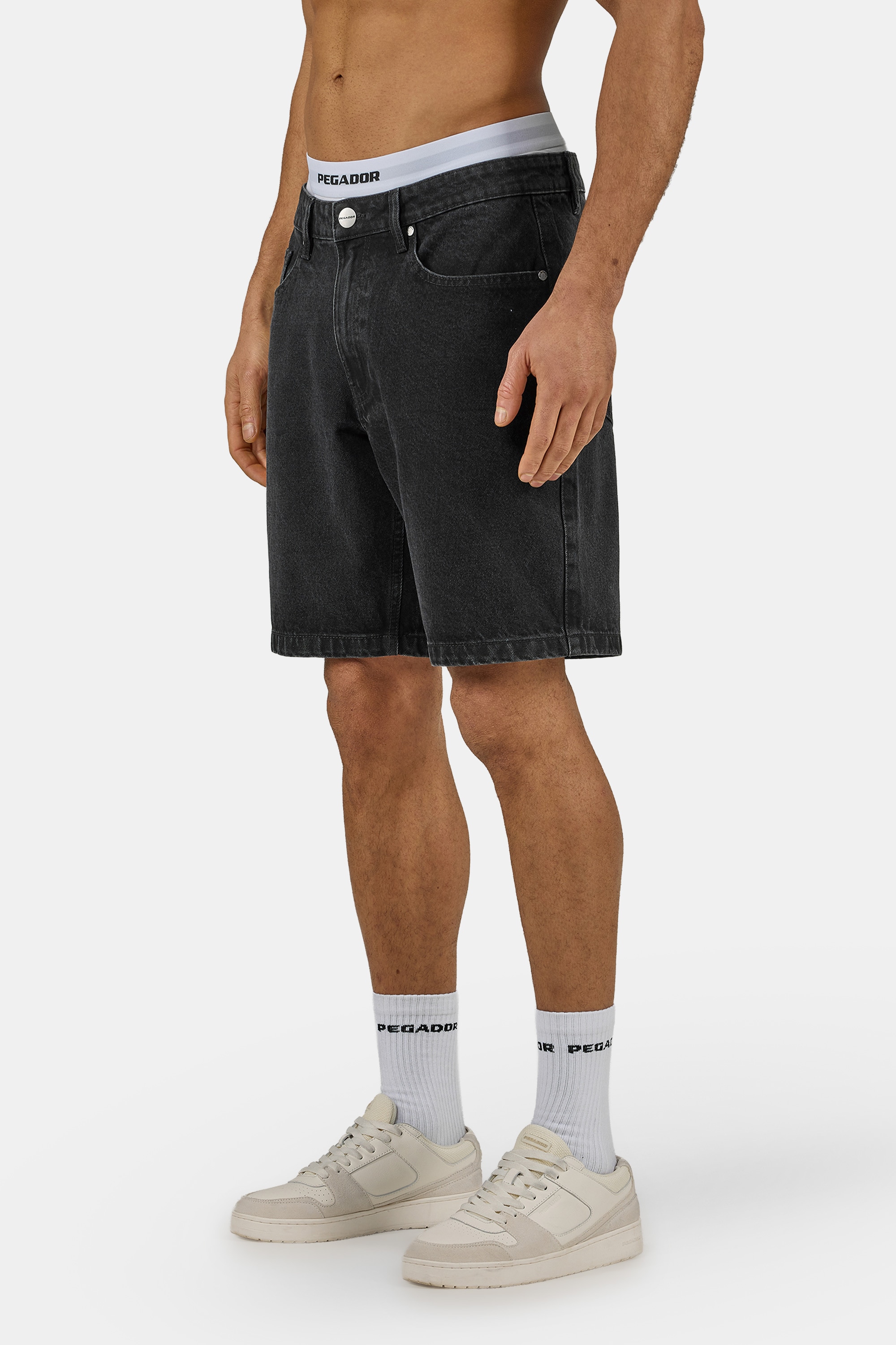 PEGADOR Short en jean »Bostic Jeans Shorts« coton, coupe régulière
