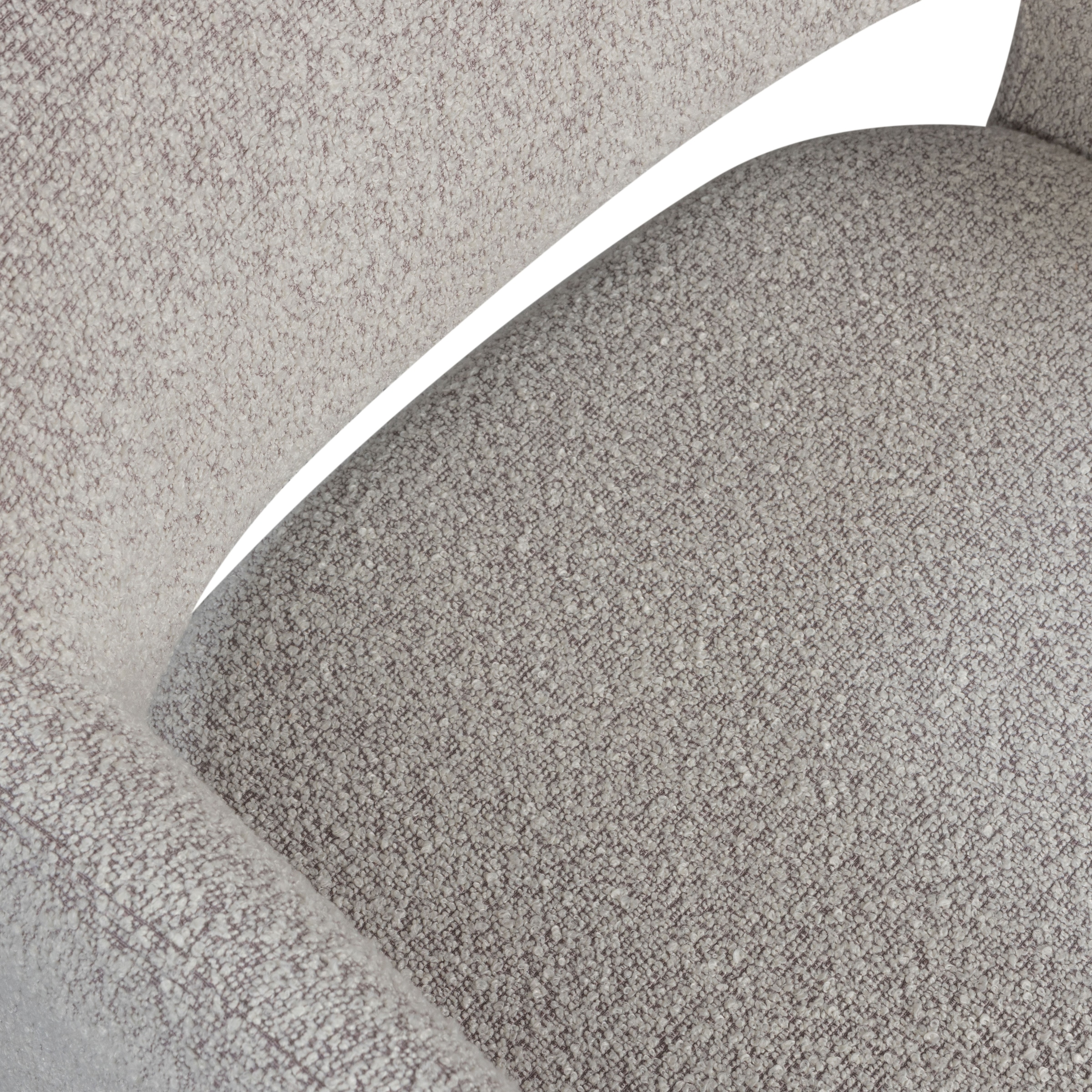 WOOOD Esszimmerstuhl »Lyric mit Ceyo-Bouclé-Bezug und Rollen B 59 x T 58 x H 79 cm« () Tragkraft 120 kg, Hohe Verschleissfestigkeit, montiert geliefert