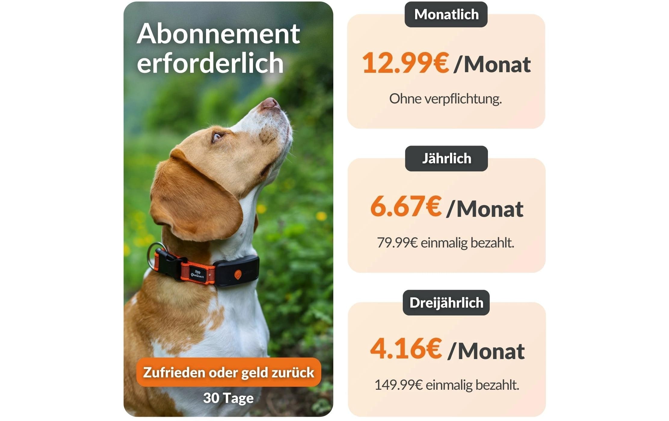   GPS-Hundetracker »Weenect für Hunde XT mit Halsband«