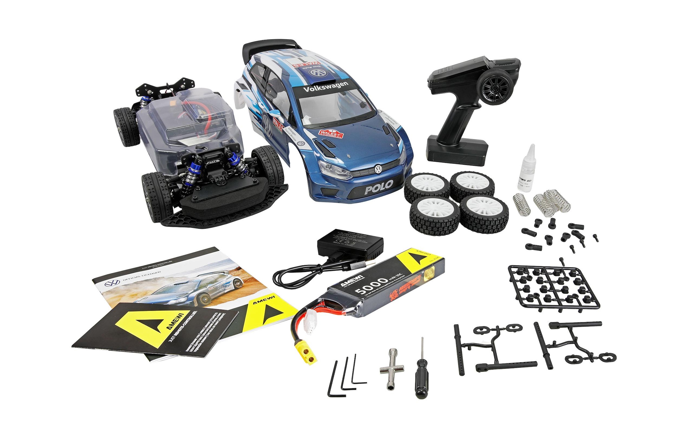 Amewi RC-Auto »Rally Hyper Go VW Polo R WRC 1:10 RTR«