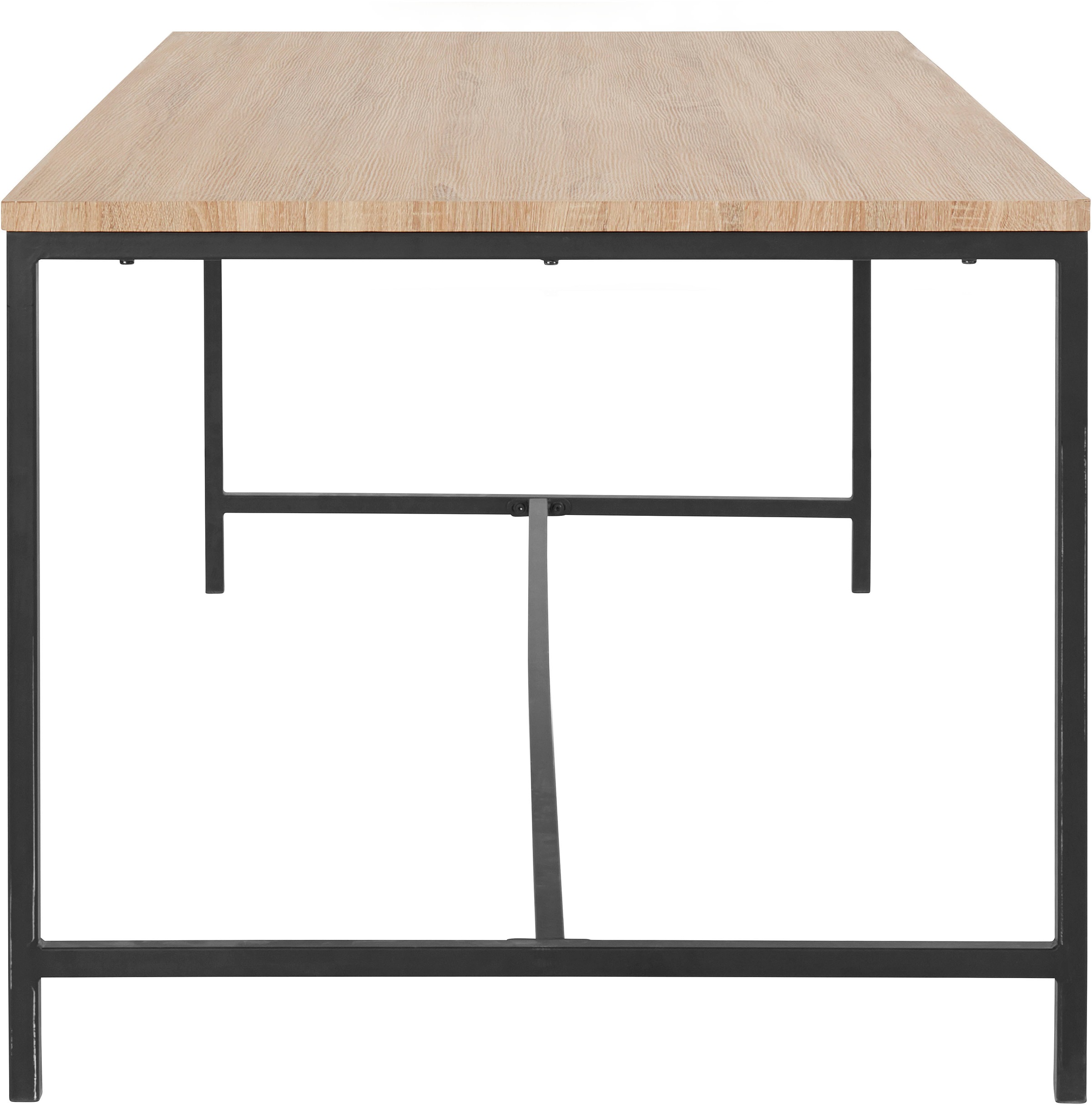 GOODproduct Esstisch »Vadum« 1 Stk. tlg. mit Tischplatte in einer Holzoptik und fühlbare Struktur, Höhe 76 cm