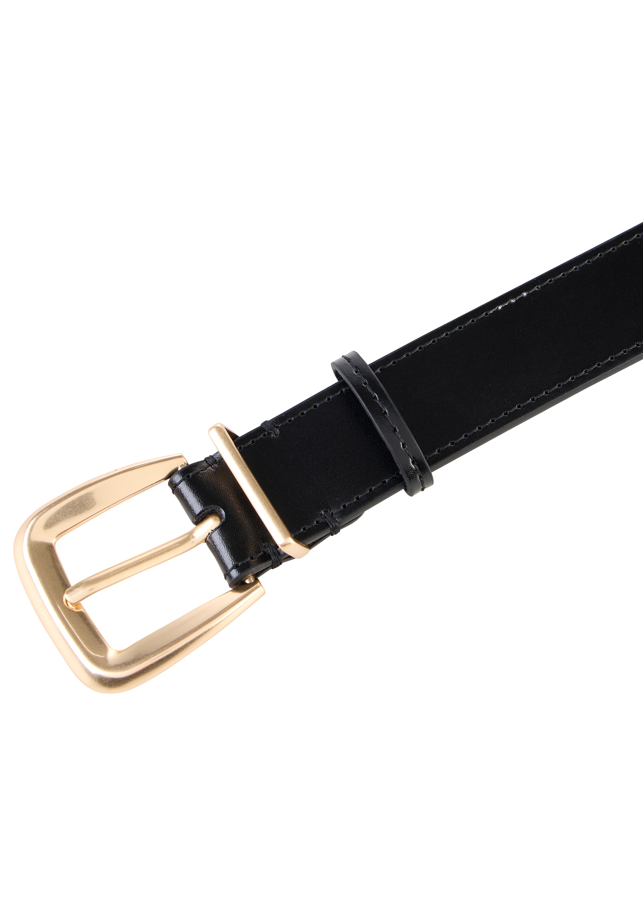 Calvin Klein Ceinture en cuir »HW END TIP BUCKLE BELT 30MM« Coupe régulière et taille ajustable
