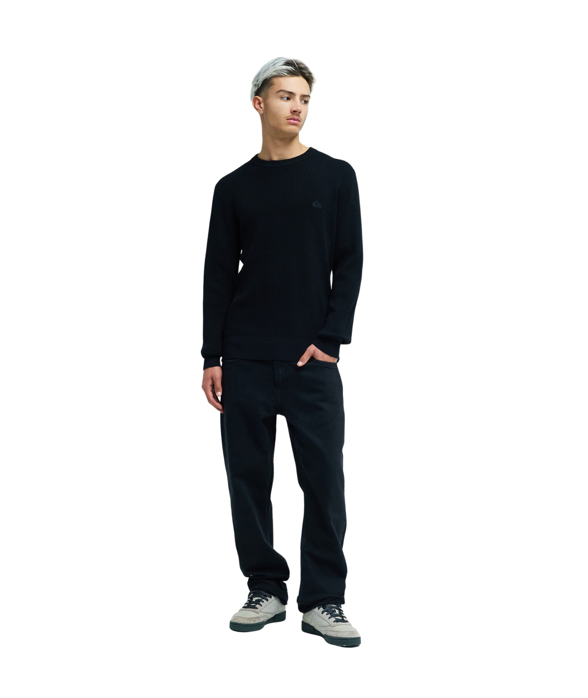 Quiksilver Sweatshirt »WAFFLE SWEATER«, sportlicher Stil, für sportliche Aktivitäten und winterliche Tage
