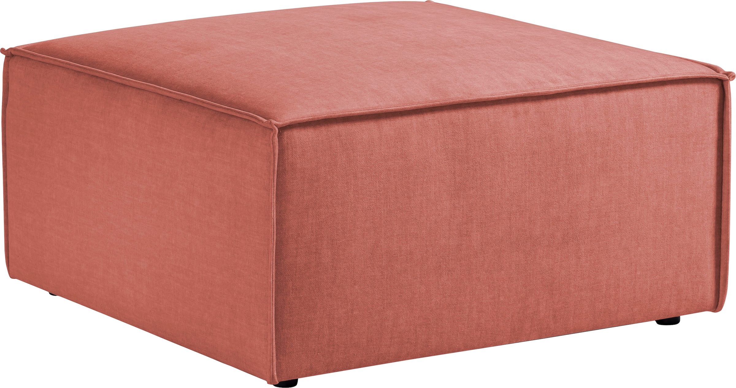 GOODproduct Tabouret »SHERWOOD Samtvelours Polsterhocker« tabouret carré, complément idéal pour le loveseat SHERWOOD