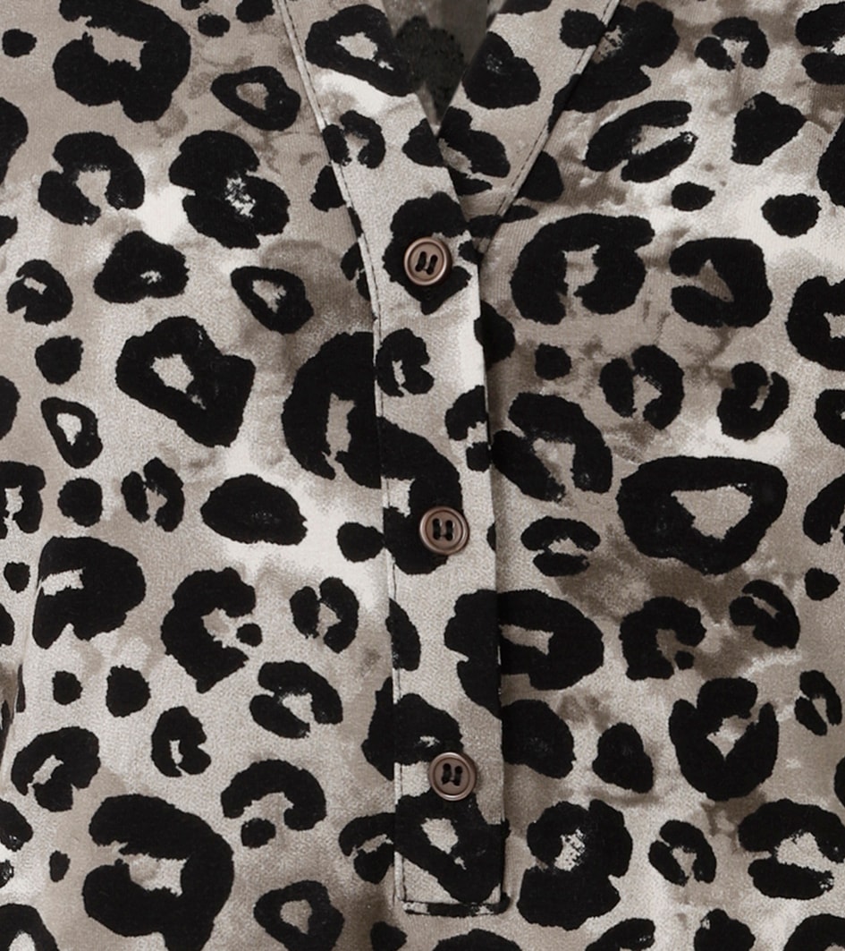 Aniston CASUAL Blouse à enfiler mit extravagantem Animal-Print- jedes Teil ein Unikat- NEUE KOLLEKTION
