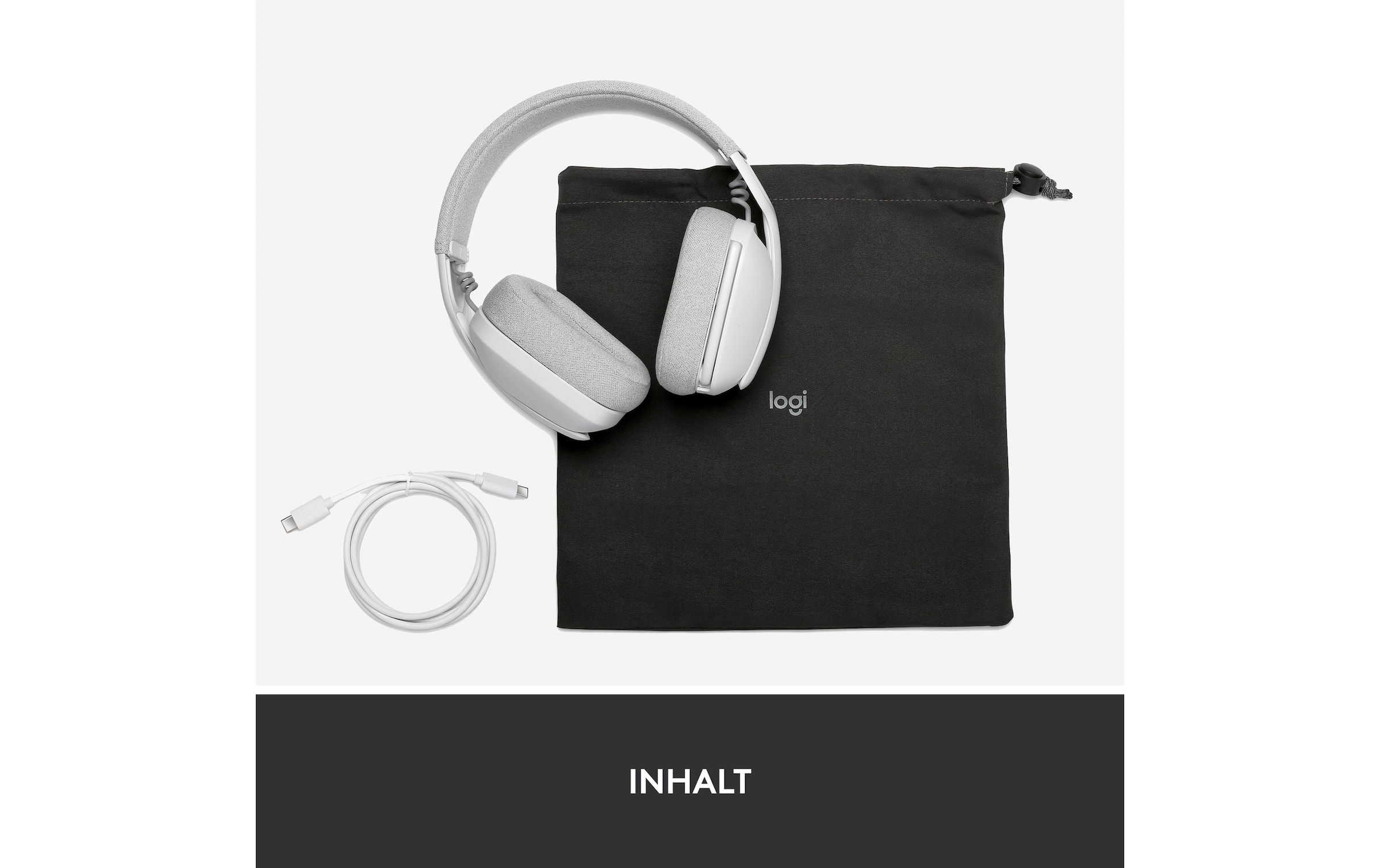 Logitech Casque »Headset Zone Vibe 100 off-white«