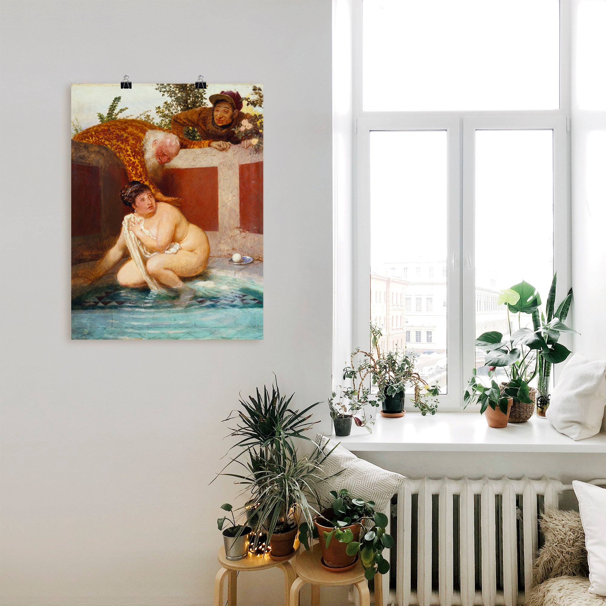 Artland Wandbild »Susanna im Bade. 1888« Frau 1 Stk. tlg. als Leinwandbild, Poster in verschied. Grössen