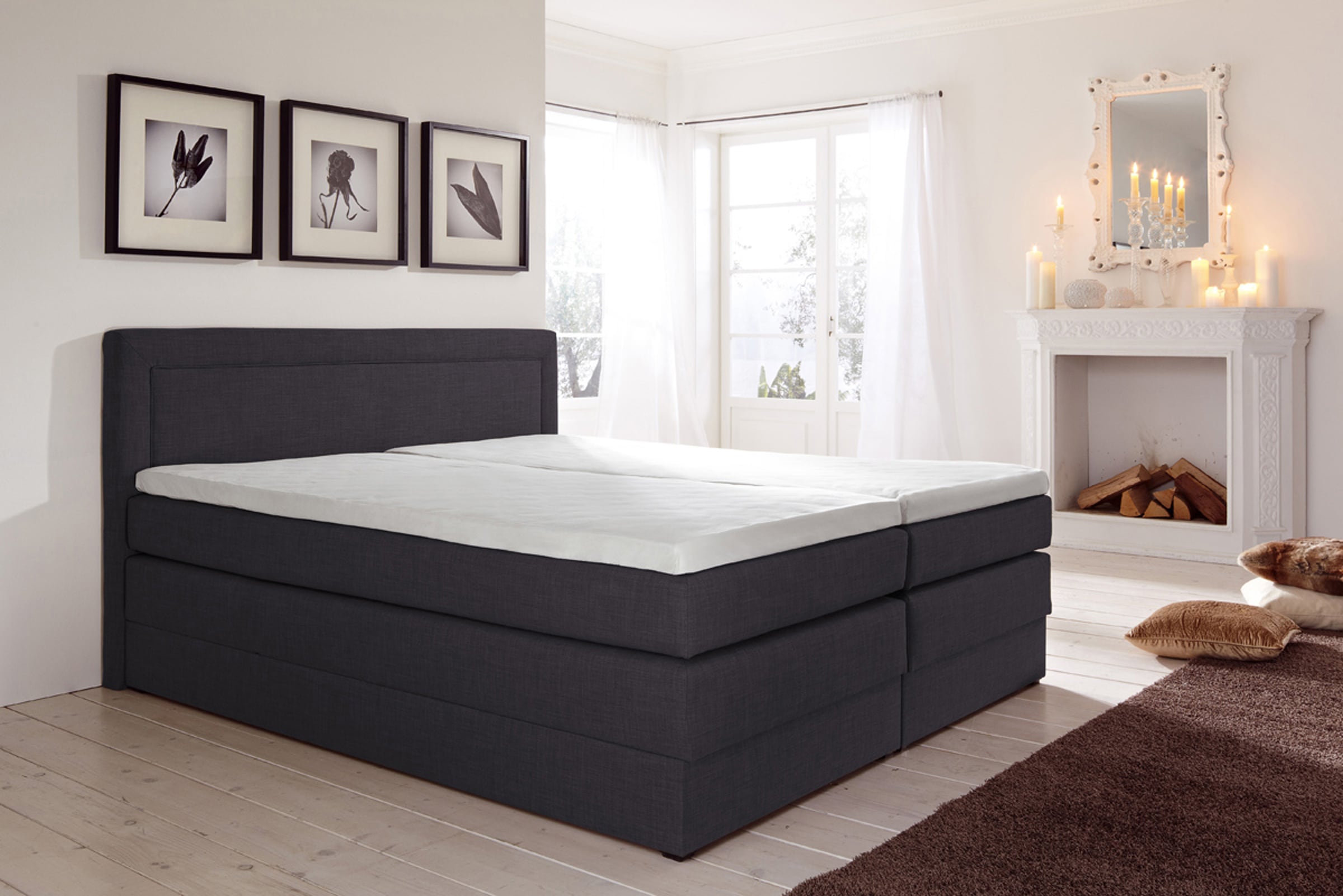 hapo Boxspringbett mit Bettkasten