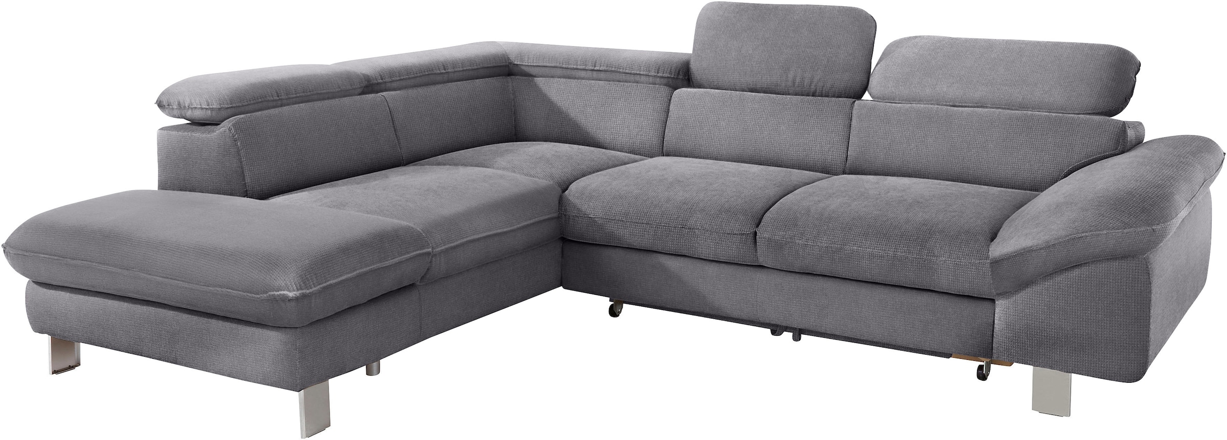 COTTA Ecksofa »Driver L-Form« mit Kopfteilverstellung, wahlweise mit Bettfunktion & Bettkasten