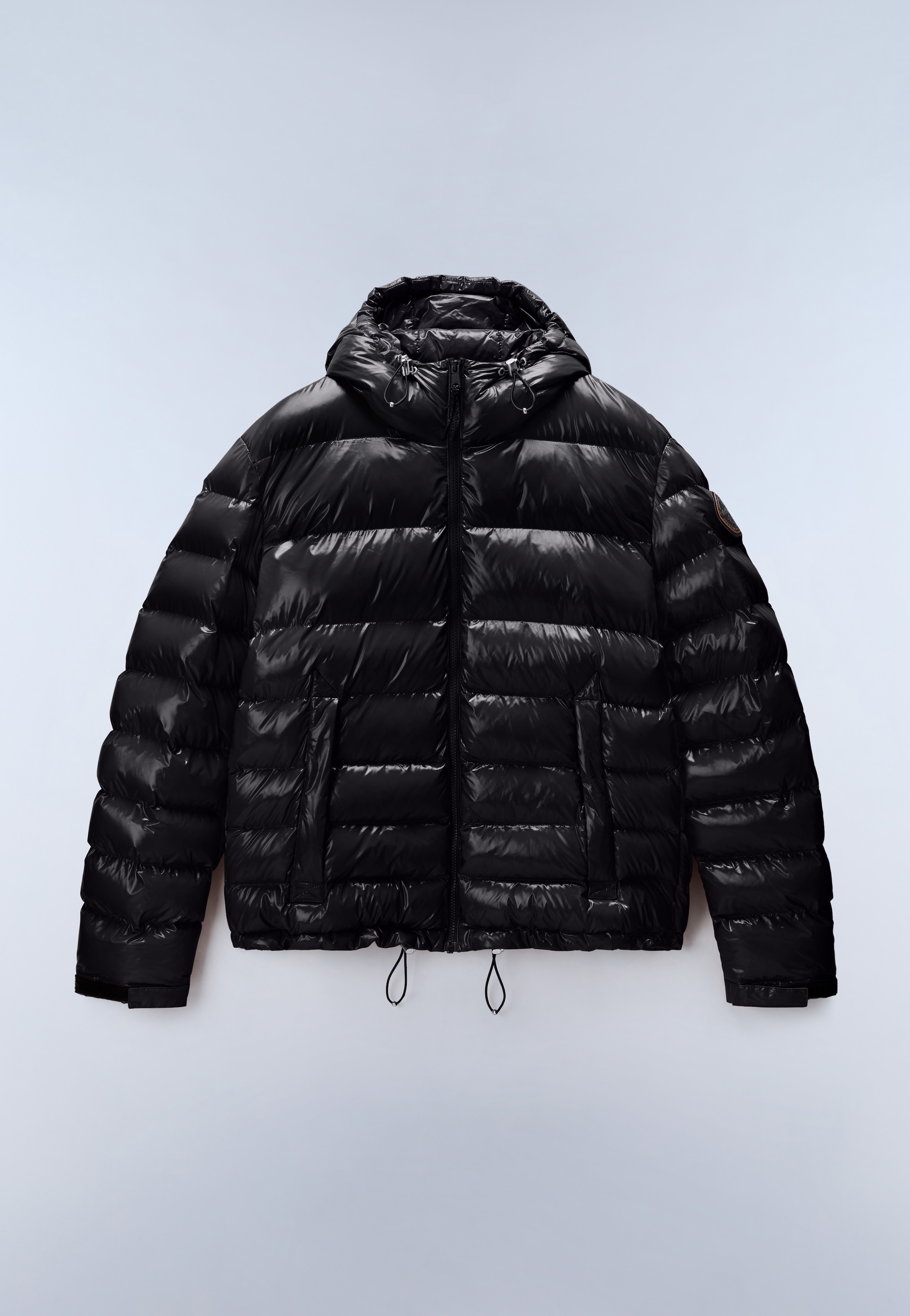 Napapijri Steppjacke »A-TEREZ SHINY BLACK BEAUTY« mit markanter Steppung, aus Polyamid, auch in grossen Grössen