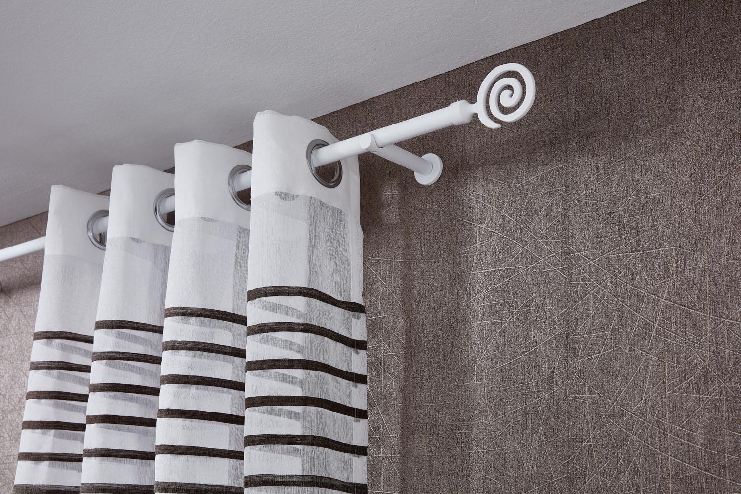 Good Life Tringle à rideaux »Espiral« Ø 20 mm 1 läufig-läufig Fixmass