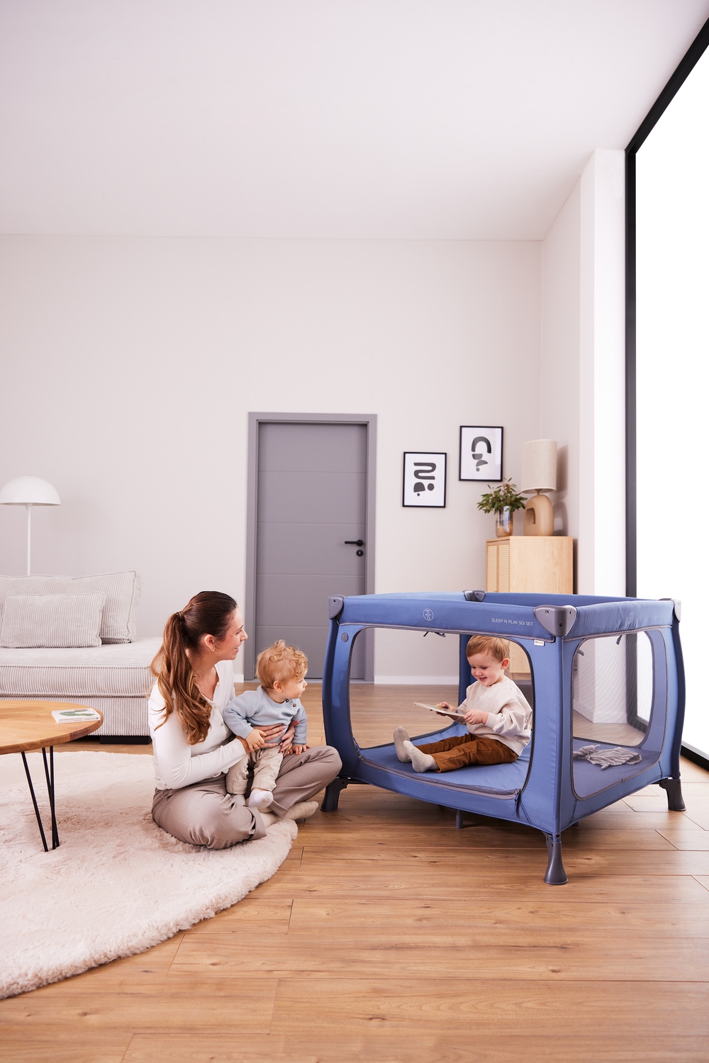 Hauck Baby-Reisebett »Sleep N Play SQ, Set dark blue« inklusive Schaumstoff-Matratze