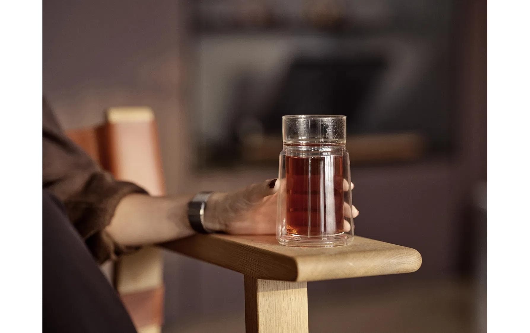Jacob Jensen Thermoglas »Large 330 ml, 1 Stück« Thermo-Kaffeeglas mit innovativem Design