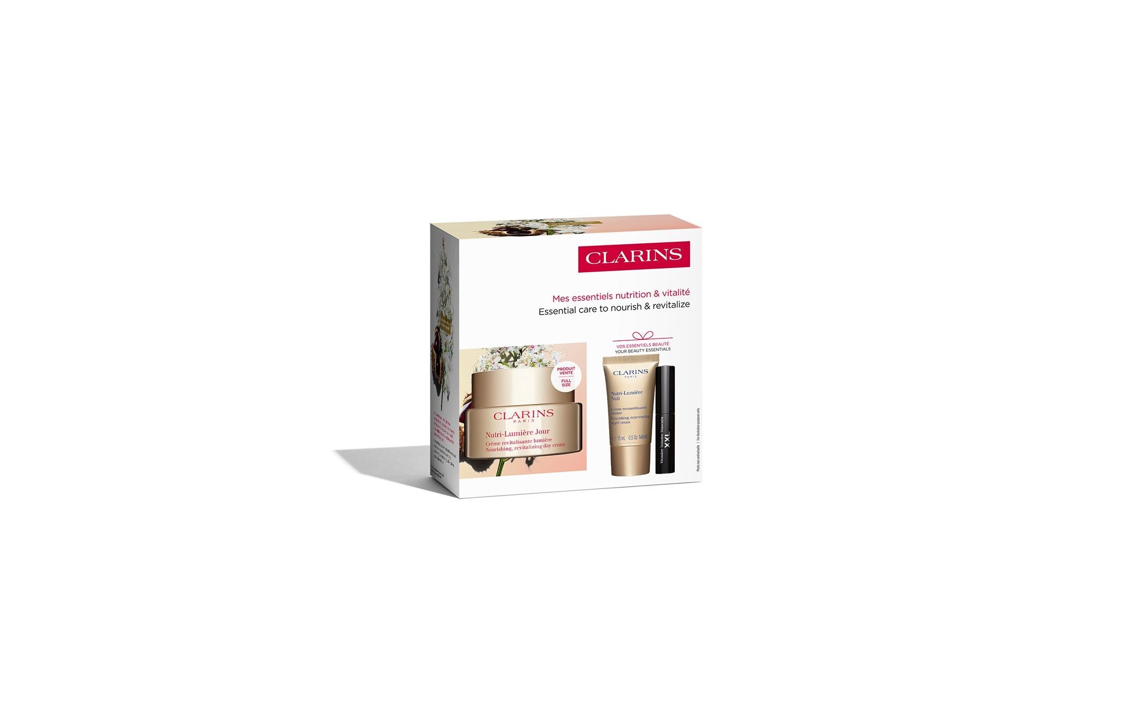 Clarins Anti-Aging-Creme »Nutri-Lumière Geschenkset 50 ml« Nutri-Lumière Anti-Aging-Geschenkset für reife Haut