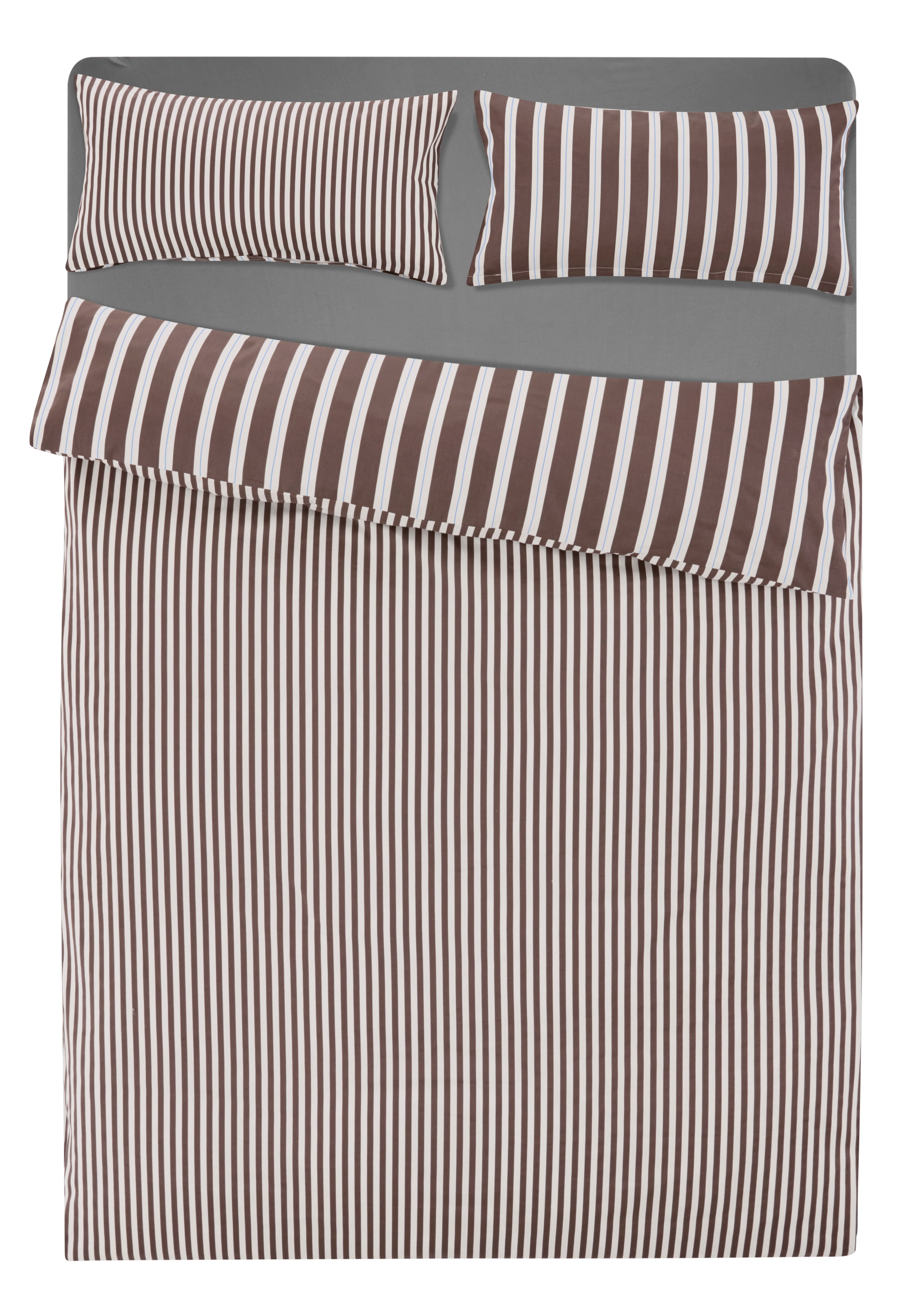 homsy by Ana Johnson Linge de lit réversible »Cosimera« 2 à partir de taille 135x200 cm, avec rayures, 70% coton, 30% lyocell (TENCEL™)
