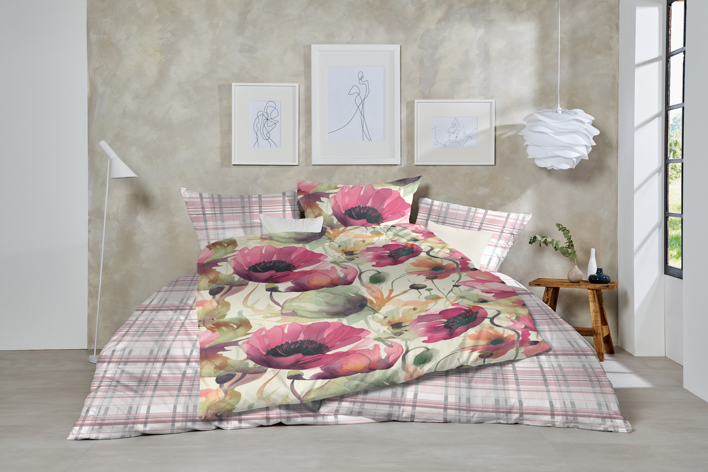 Primera Linge de lit »Feinbiber-Bettwäsche« 2 cuis doux comme du velours et naturellement en pur coton