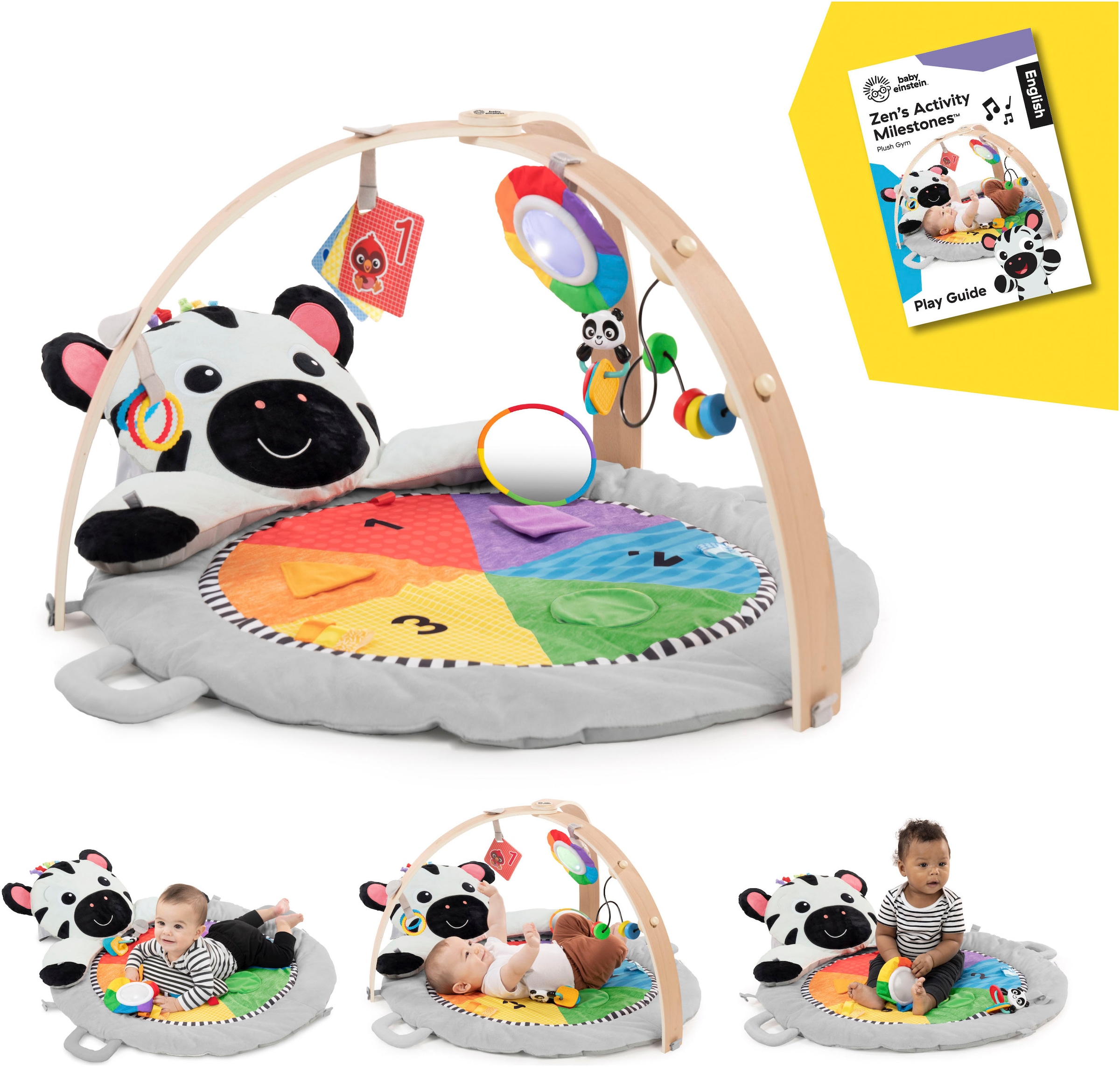Baby Einstein Spielbogen »Zen's Activity Milestones™ Plush Gym« mit Licht- und Sound